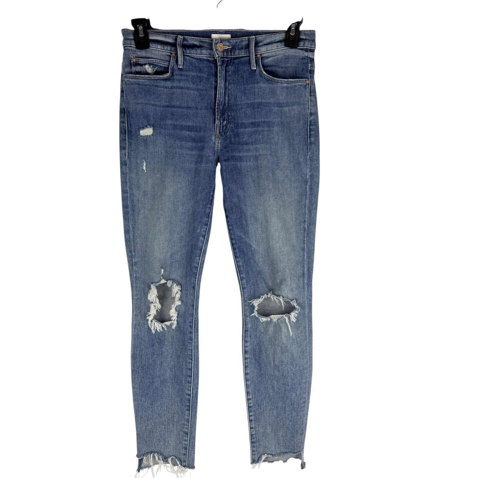 MOTHER Mother The Stunner Ankle Step Fray Helter Skelter Jeans 28 Size 28" / US 6 / IT 42 - 2 Thumbnail