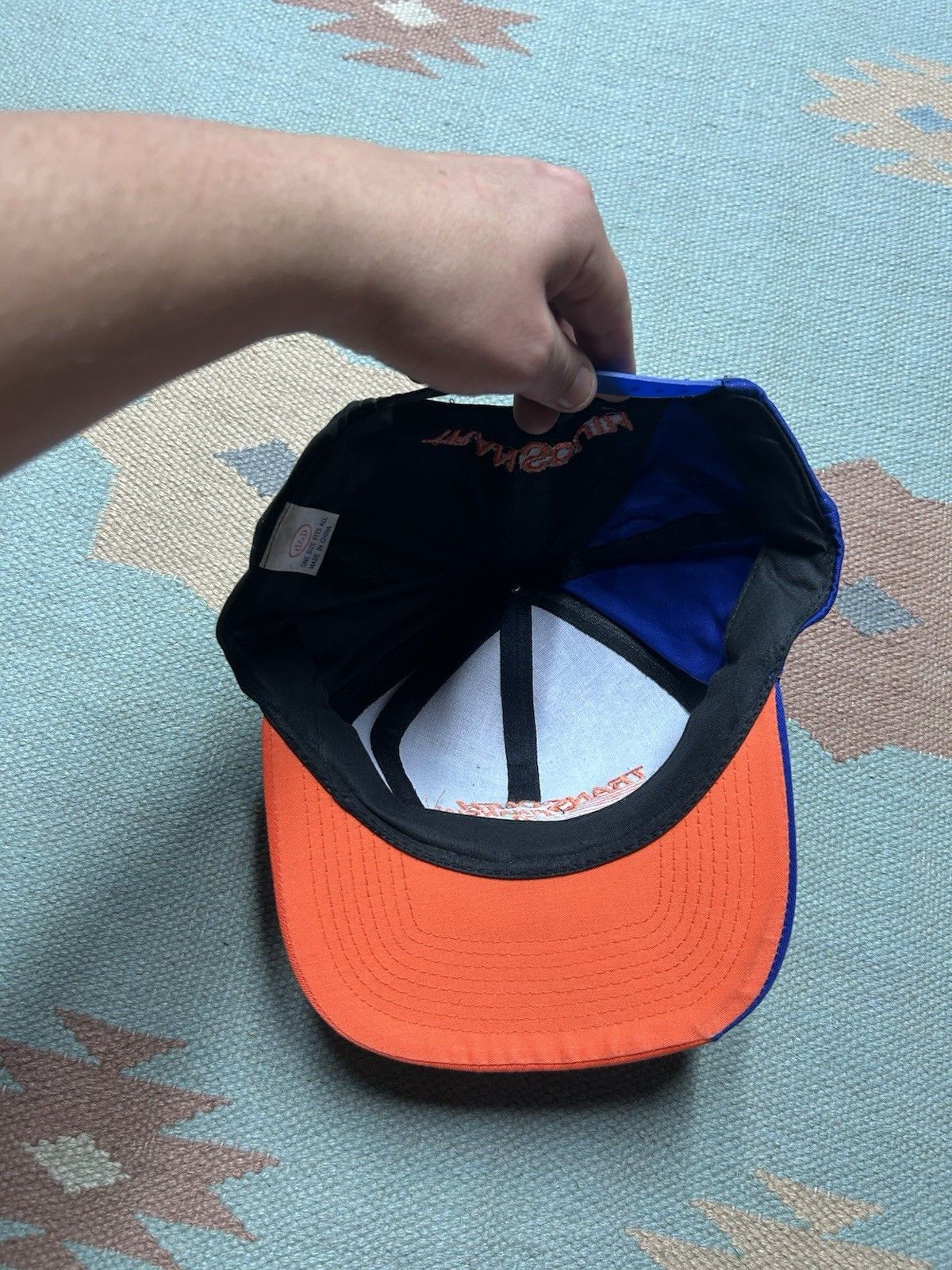 Vintage Vtg hat Transouth Financial 400 nascar wave swirl tri tone Size ONE SIZE - 5 Thumbnail