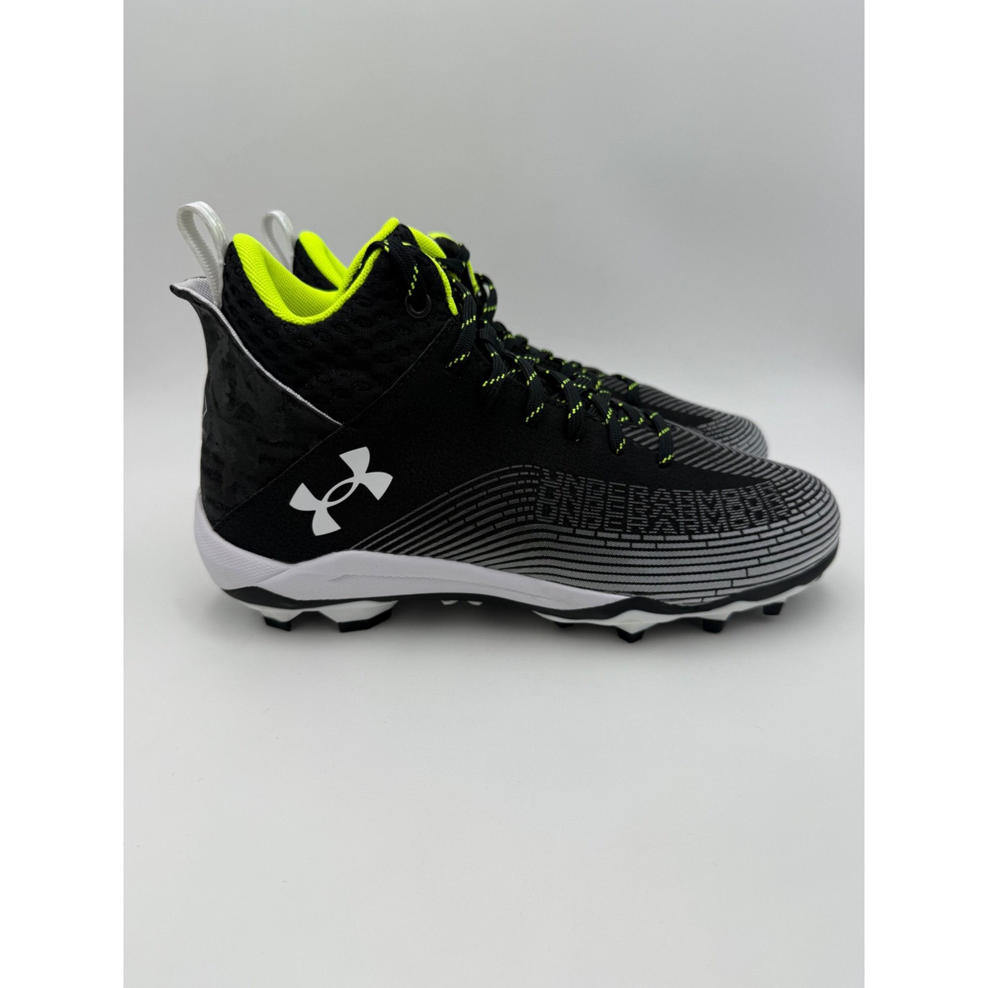 Under Armour Size 9 - Under Armour Hammer MC 2.0 Black White Lace-Up Foot Size US 9 / EU 42 - 1 Thumbnail
