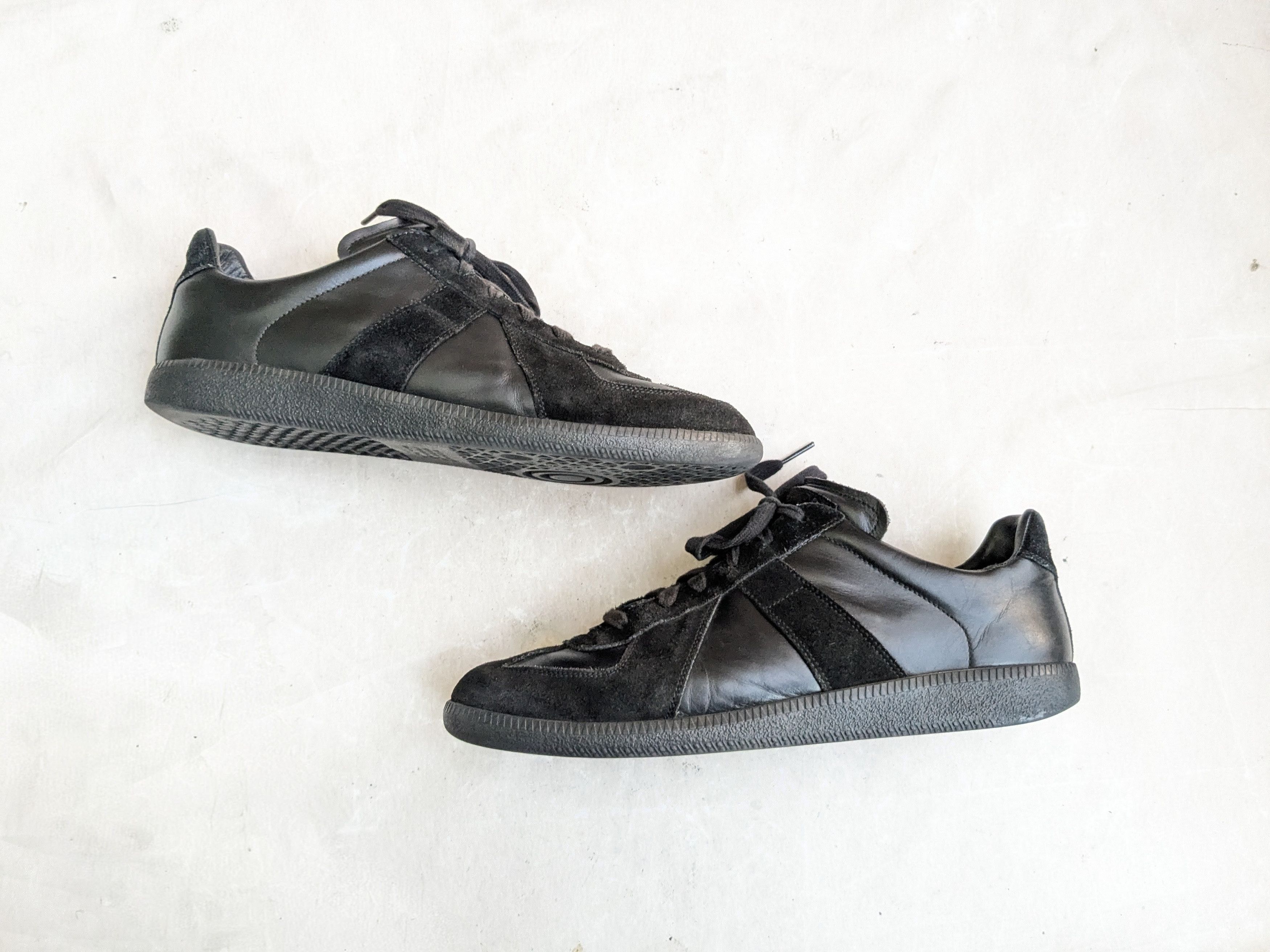 Maison Margiela Replica GAT Black 11.5 44.5 Low Tops