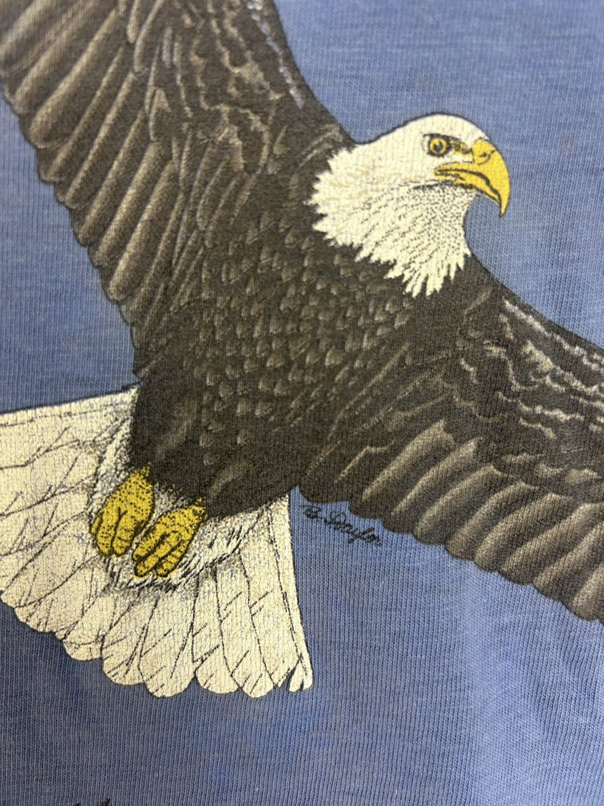 Vintage Vintage Harborside Graphic Art / Double flying Eagle Tee Size US L / EU 52-54 / 3 - 6 Thumbnail