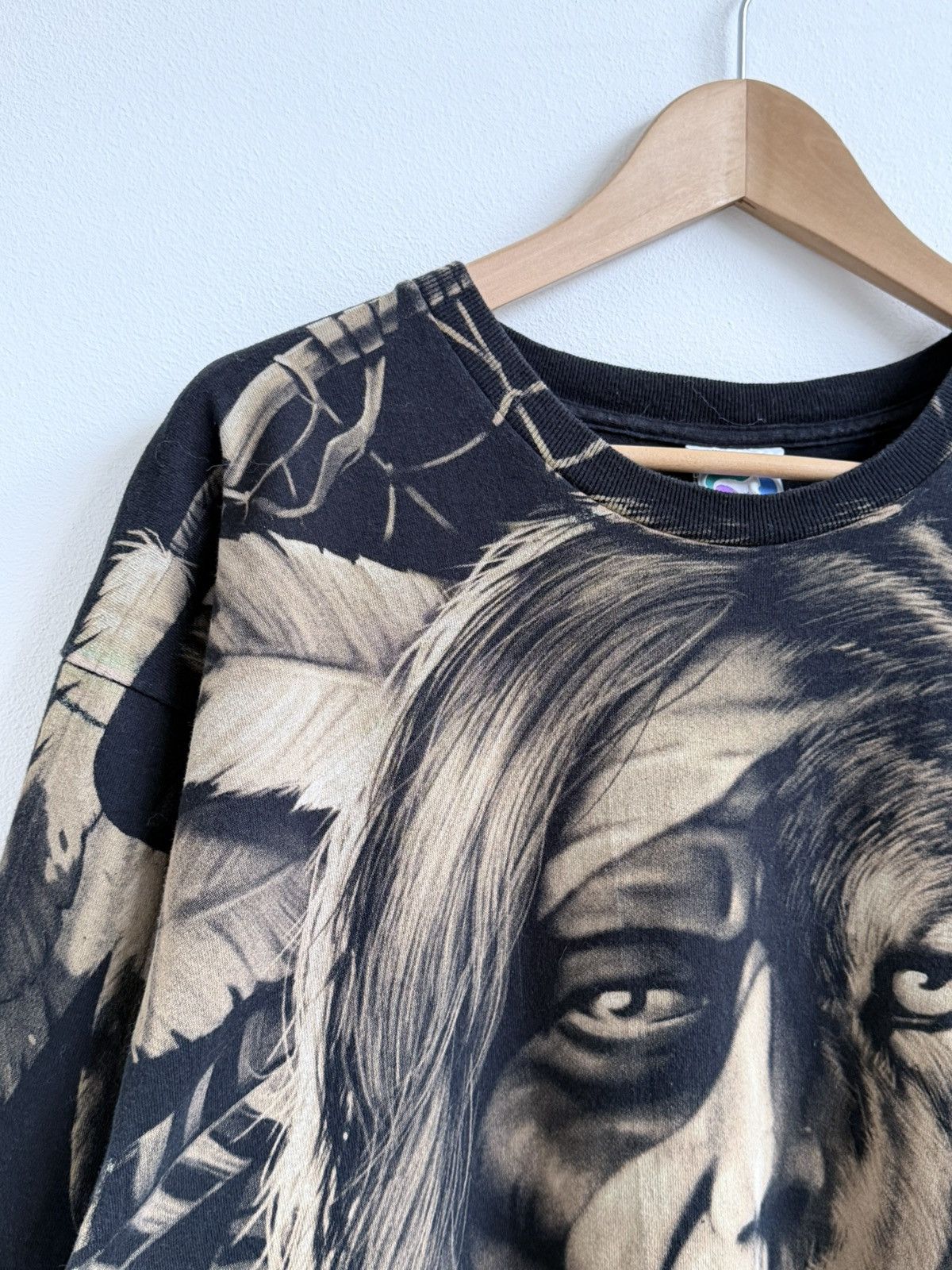 Liquid Blue Vintage 1996 Liquid Blue Indian Eagle All Over Print T-Shirt Size US XL / EU 56 / 4 - 3 Thumbnail