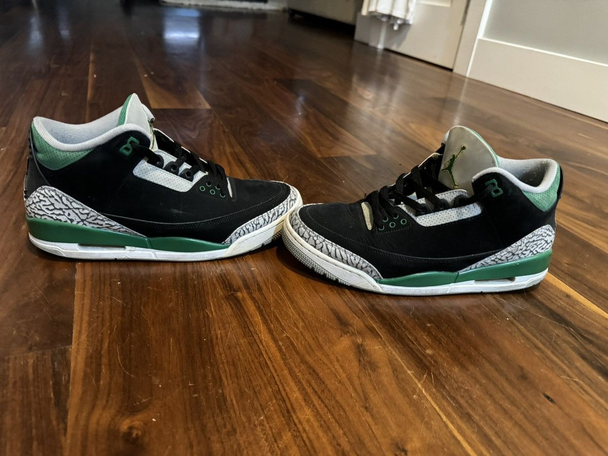 Jordan Brand × Nike JORDAN 3 PINE GREEN Size US 10.5 / EU 43-44 - 4 Thumbnail