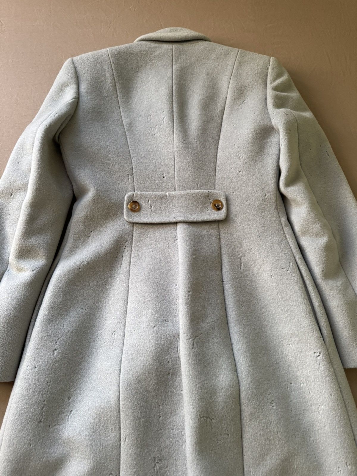 Anna Molinari Vintage Anna Molinari Single Breasted Cashmere Wool Coat Size S / US 4 / IT 40 - 13 Thumbnail