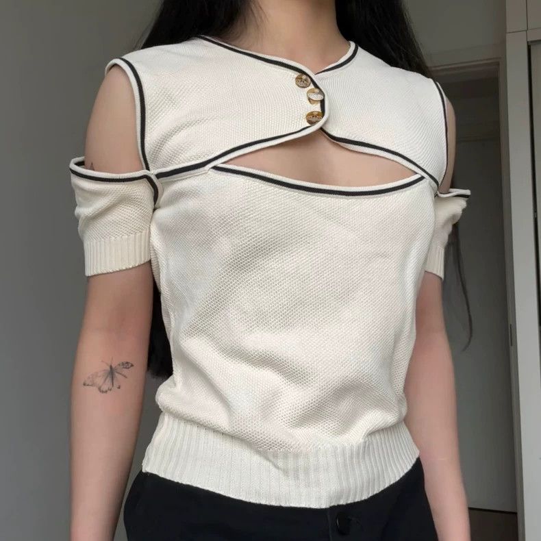 Vivienne Westwood Vivienne Westwood Cutout design short sleeve vest Size M / US 6-8 / IT 42-44 - 1 Thumbnail