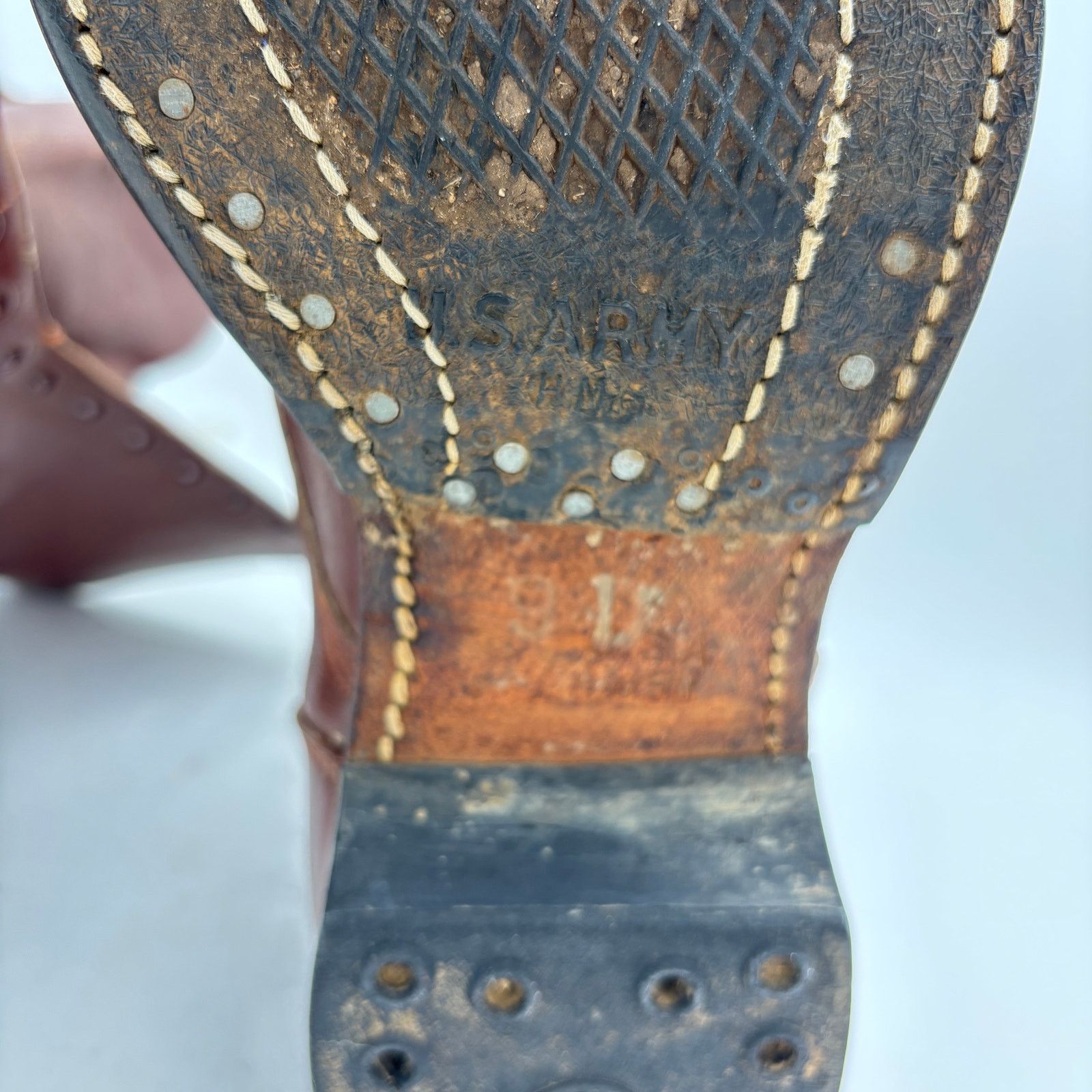 Vintage Vintage WWII 1942 Paratrooper Jump Boots 9D Size US 9 / EU 42 - 8 Thumbnail