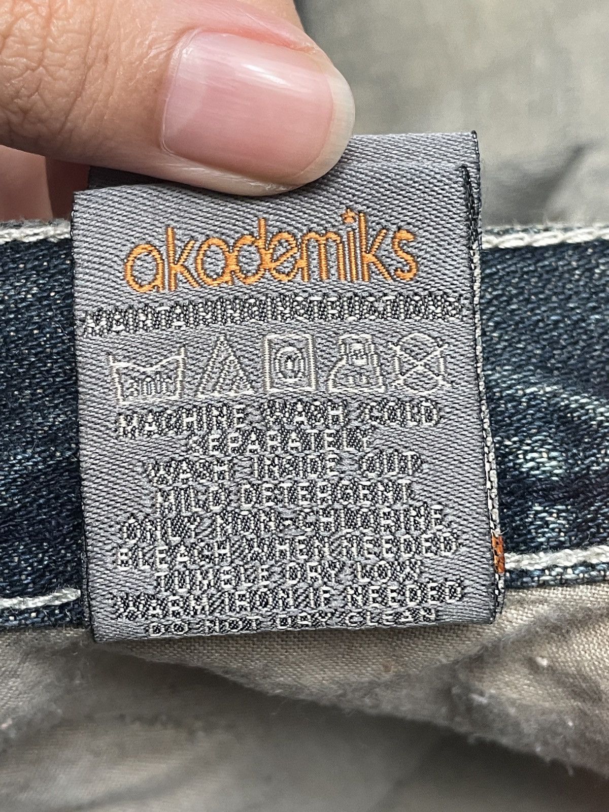 Akademiks Very Rare Vintage Brand Akademiks Hip Hop Baggy Jeans 2000s Size US 36 / EU 52 - 9 Thumbnail