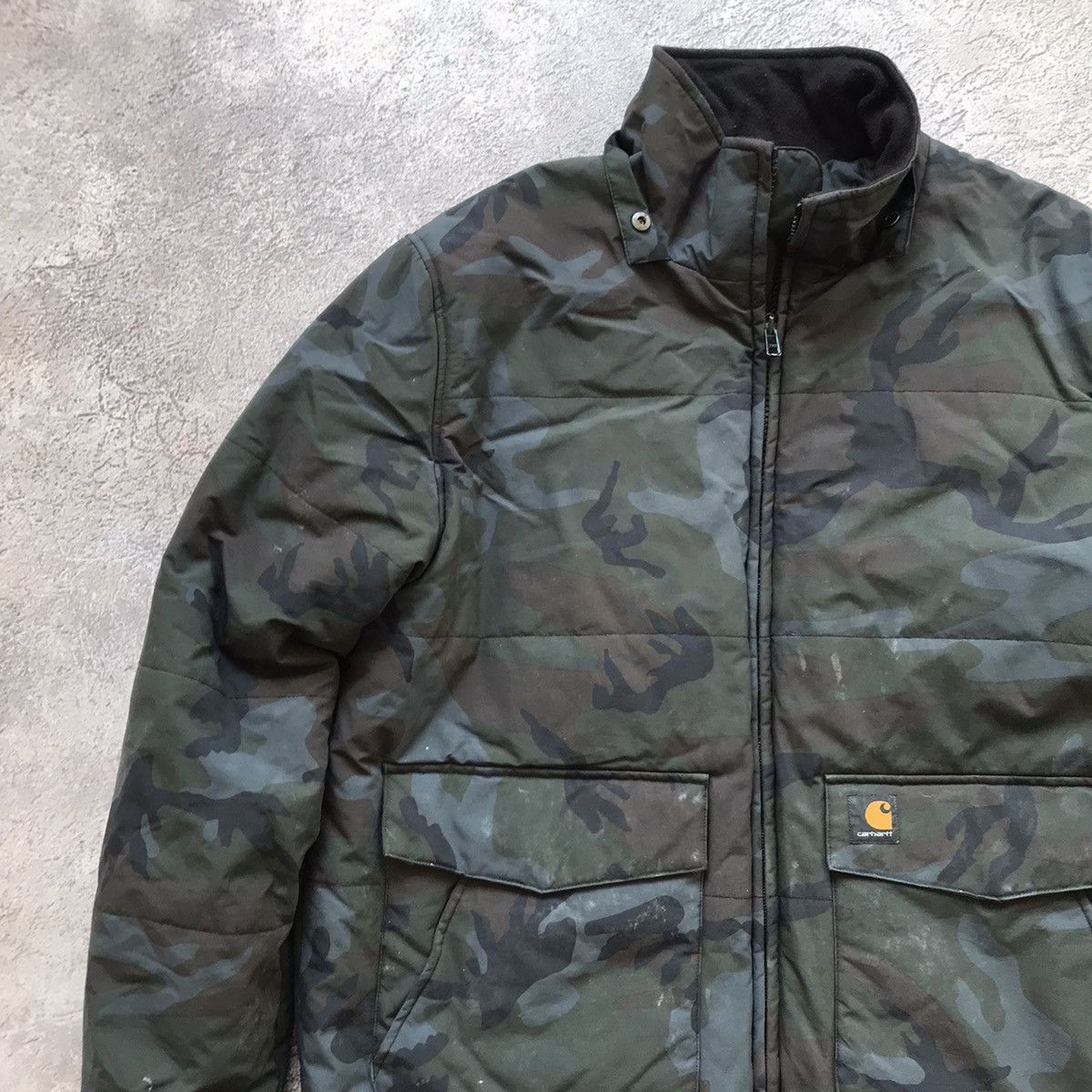 Vintage Vintage Carhartt Camo Quilted Jacket Streetwear Y2K Boxy XXL Size US XXL / EU 58 / 5 - 3 Thumbnail