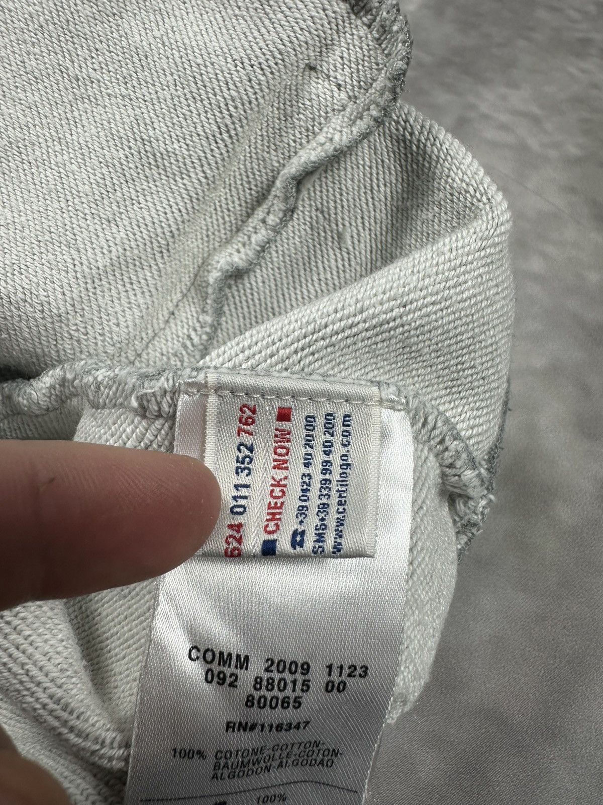 Moncler Mens Moncler Zip Up Grey Hoodie Size US L / EU 52-54 / 3 - 12 Thumbnail