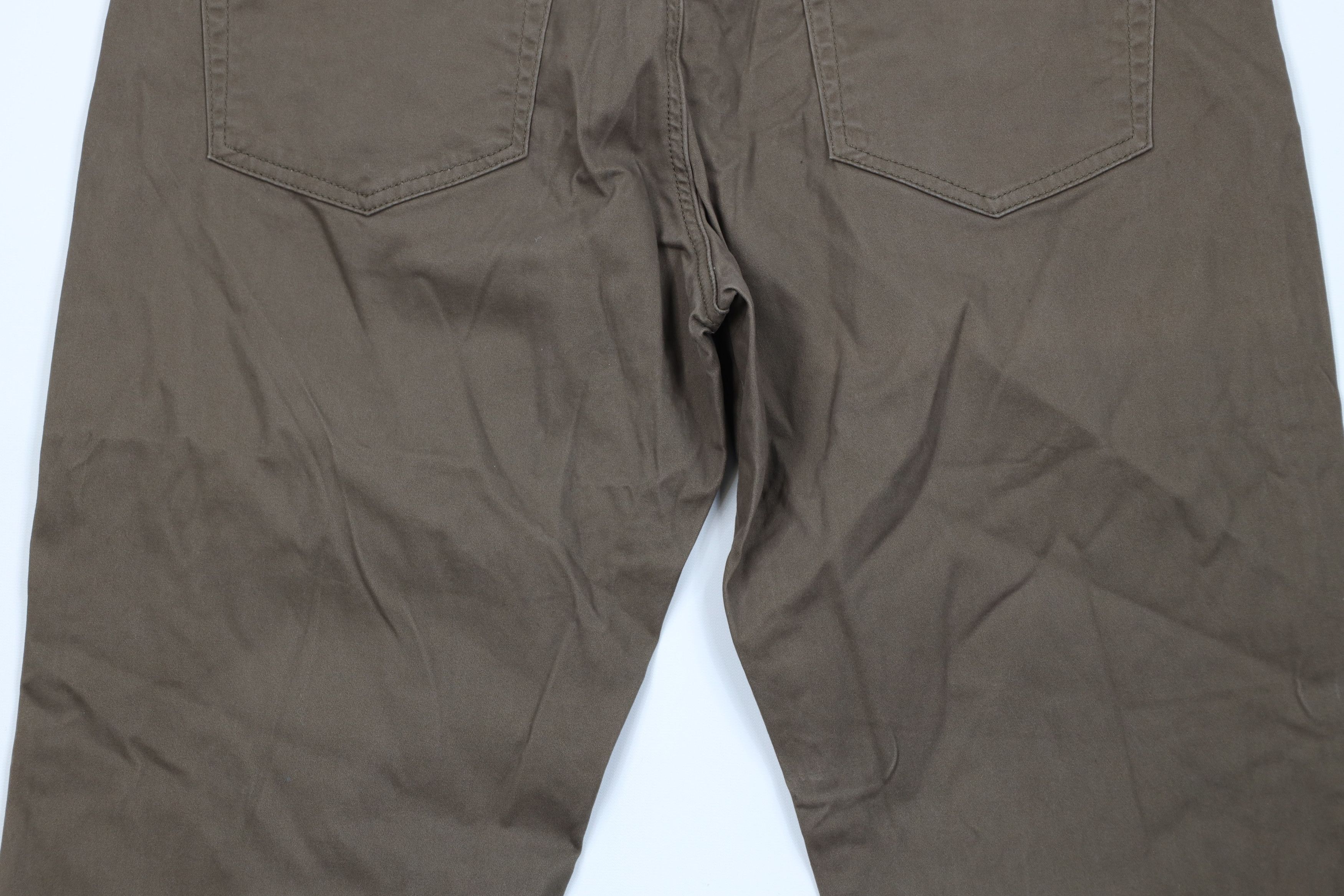 Lucky Brand Lucky Brand Slim Straight Leg Stretch Pants Trousers Brown Size US 36 / EU 52 - 12 Thumbnail