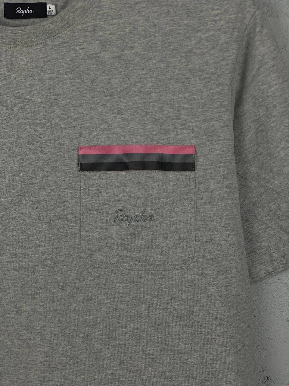Rapha Rapha Basic Grey Emroidery Logo T-Shirt Size US L / EU 52-54 / 3 - 4 Thumbnail