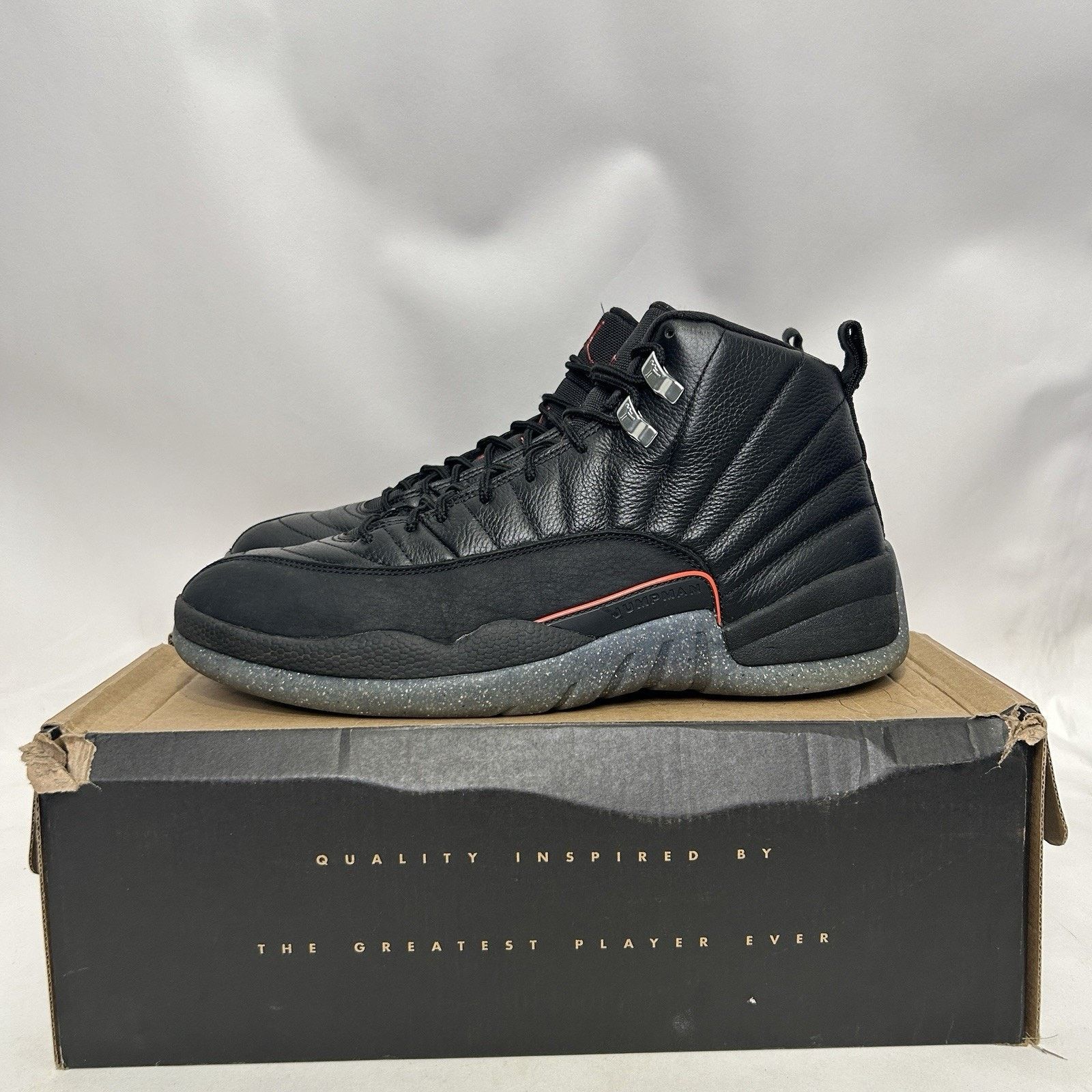 Jordan Brand Nike Air Jordan 12 Retro "Utility/Black Bright Crimson” Size US 12 / EU 45 - 6 Thumbnail