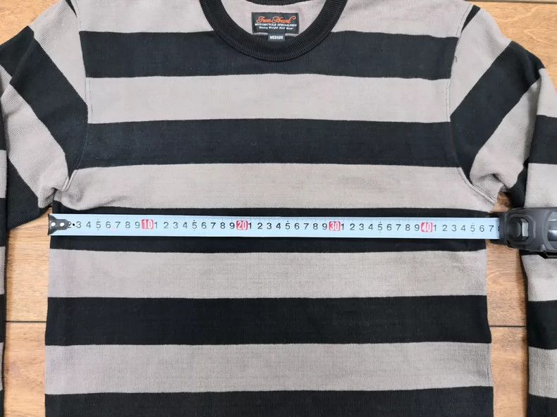 Iron Heart Iron heart Heavy striped T-shirt undershirt long-sleeved vi Size US M / EU 48-50 / 2 - 7 Thumbnail