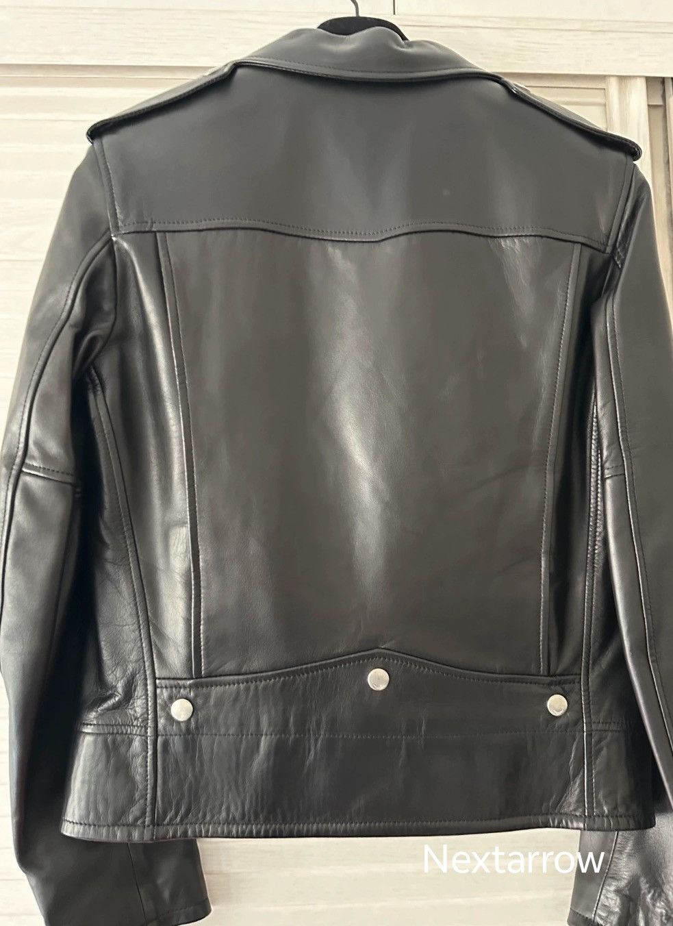 Saint Laurent Paris × Yves Saint Laurent Saint Laurent Paris tight zipper motorcycle le2412-Nextarrow Size US S / EU 44-46 / 1 - 2 Thumbnail