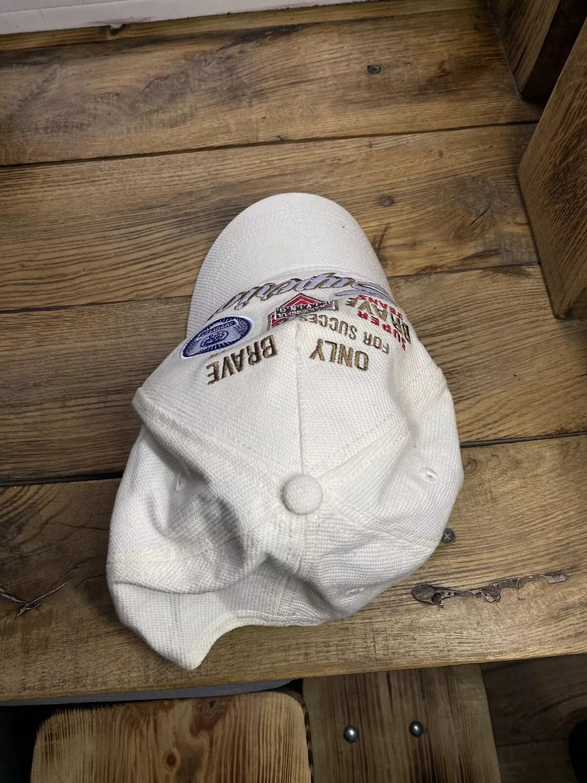 Diesel Diesel Vintage Cap White Size ONE SIZE - 3 Thumbnail