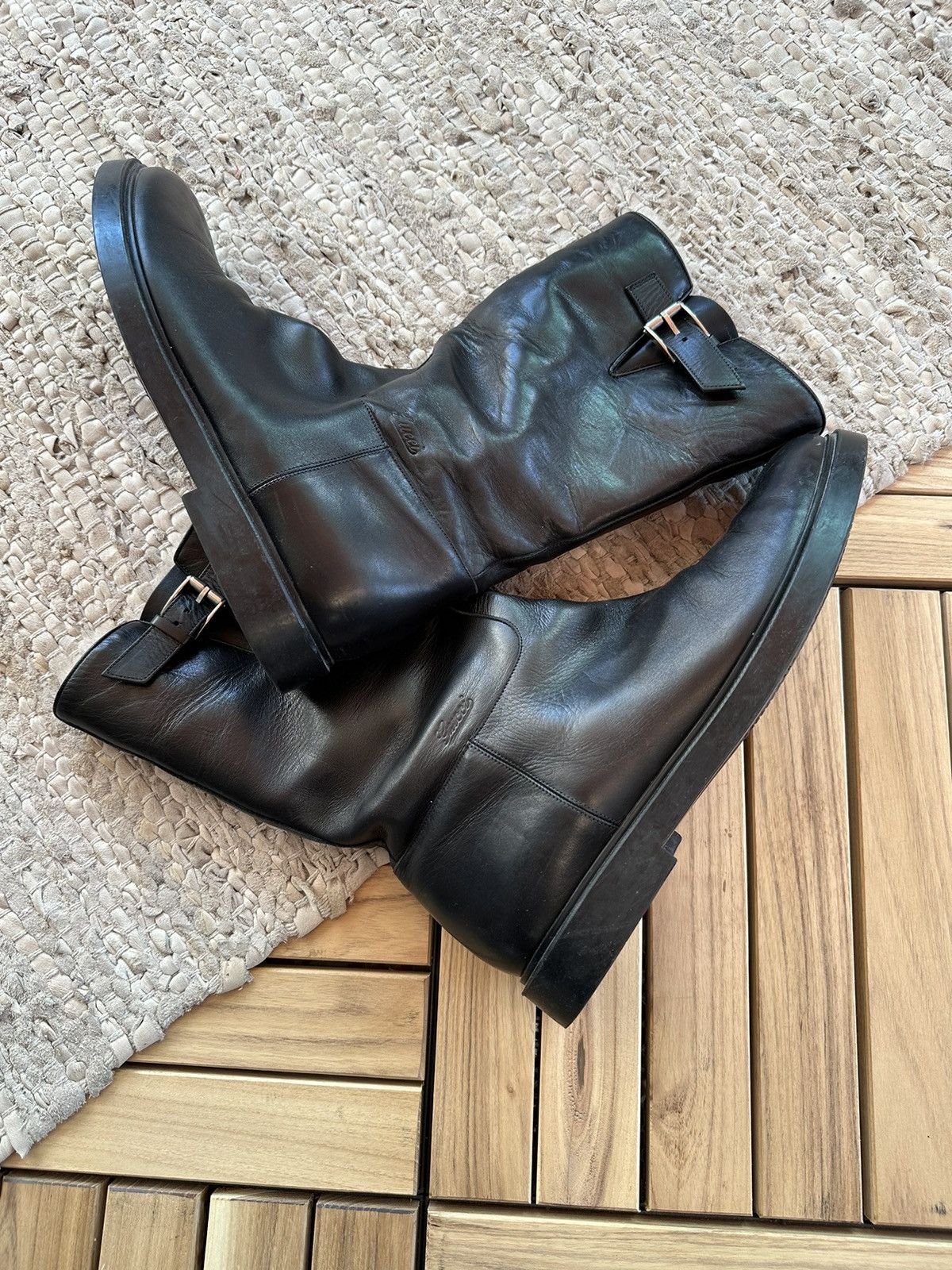 Gucci Chelsea Leather Boots Shoes