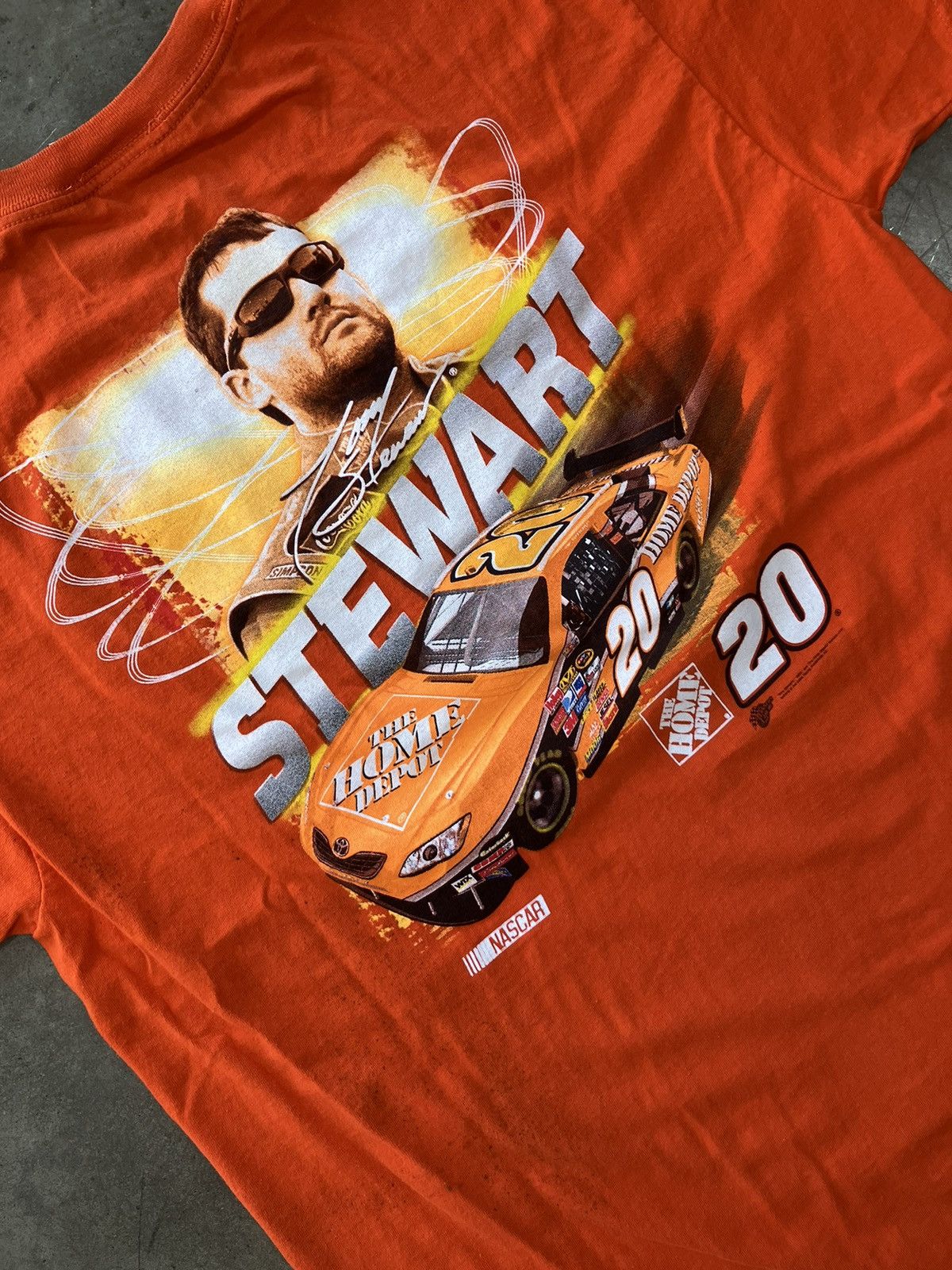 NASCAR × Vintage Vintage 2008 Tony Stewart Home Depot Sponsor Daytona Large Size US L / EU 52-54 / 3 - 4 Thumbnail