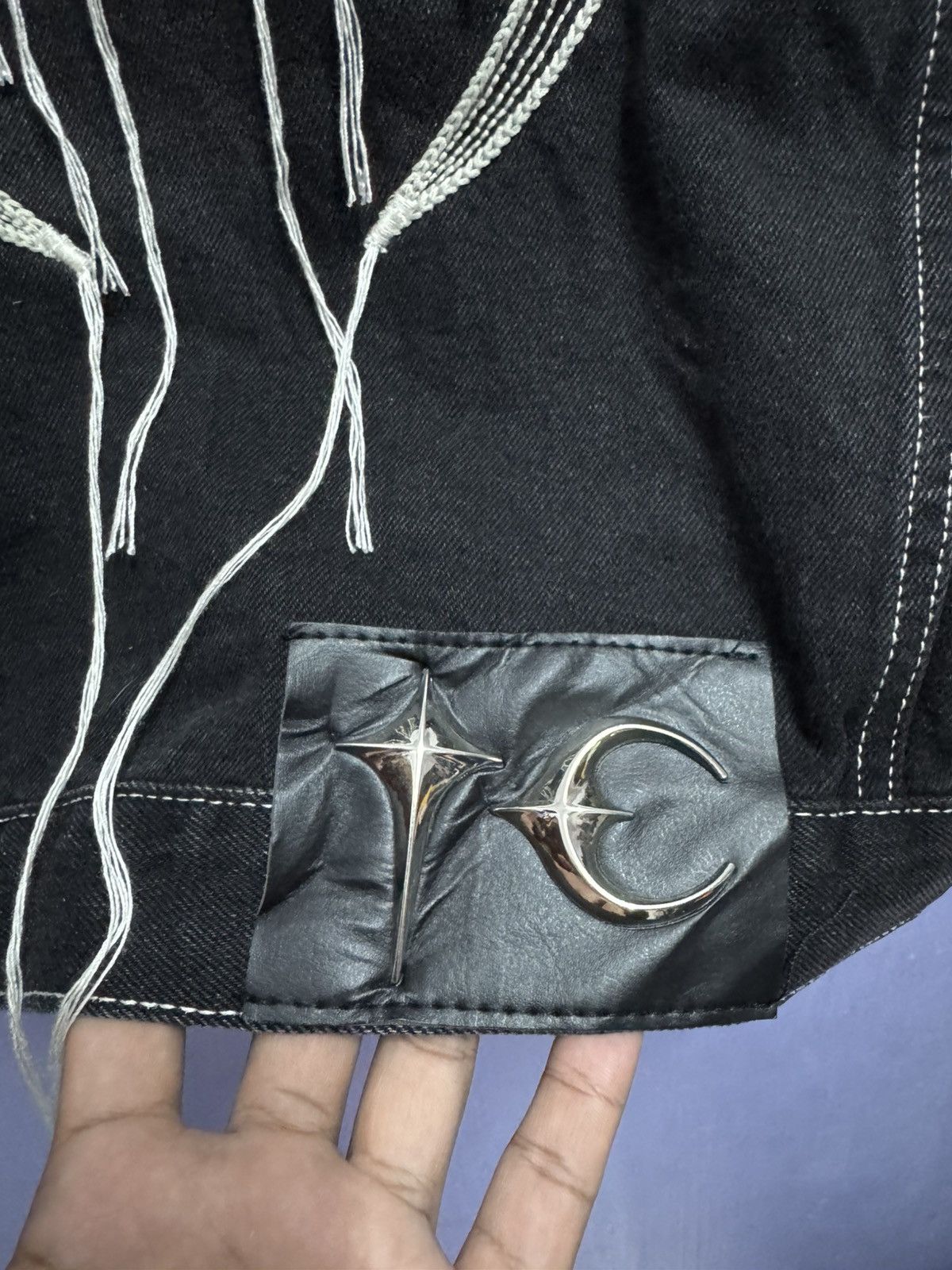 Thug Club THUG CLUB FW23 Black Denim Jacket with Iconic TC Logo Unisex Size US M / EU 48-50 / 2 - 16 Thumbnail