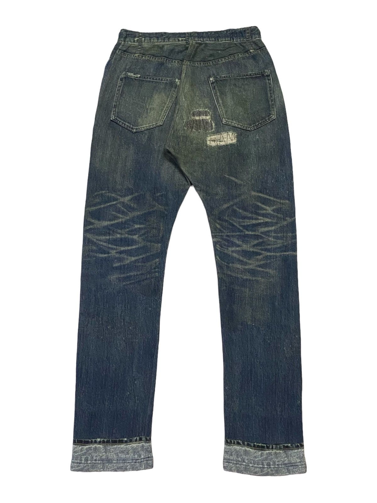 Hysteric Glamour Hysteric Glamour Distress Ripped Style Printed Jogger Pants Size US 30 / EU 46 - 3 Thumbnail