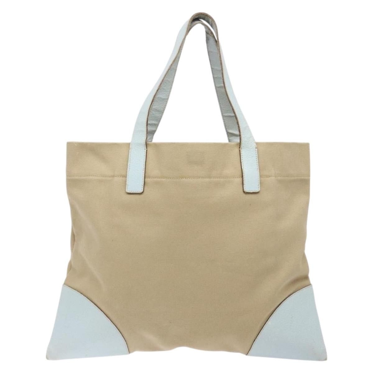 Prada PRADA Tote Bag Canvas Beige Size ONE SIZE - 3 Thumbnail