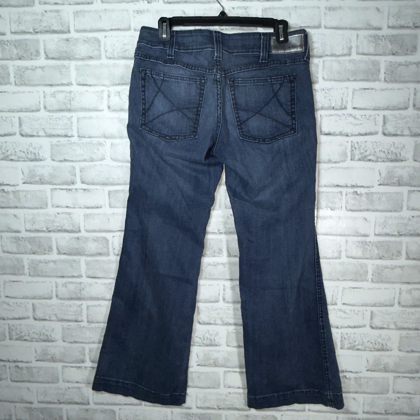 Ariat Ariat Women's Denim Jeans 30x28 Straight Cotton Blend Blue Casual Pants Size 30" / US 8 / IT 44 - 5 Thumbnail