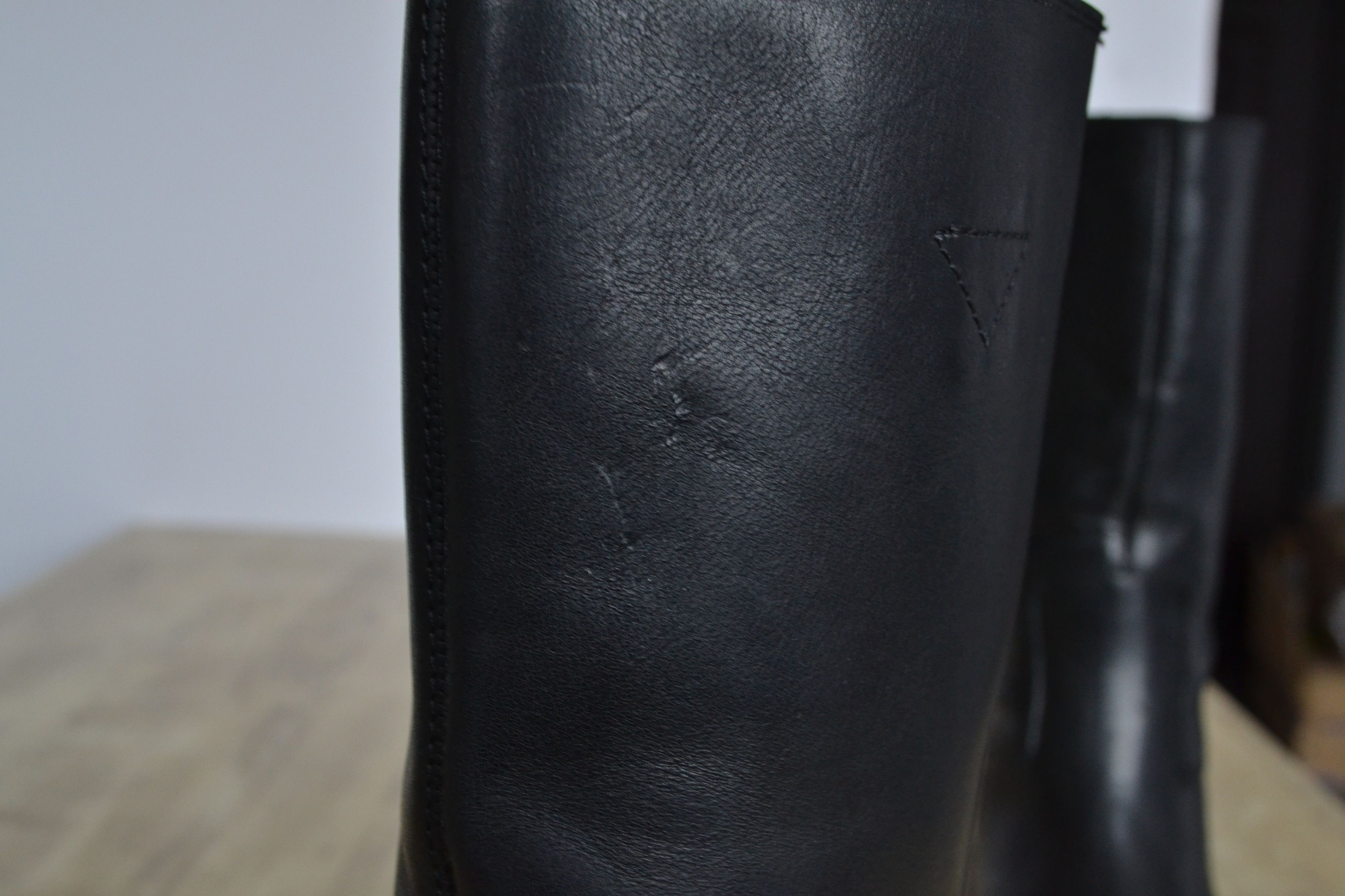 Miu Miu MIU MIU Boots Black Leather Peco Shoes Combat PRADA Size US 6 / IT 36 - 12 Thumbnail
