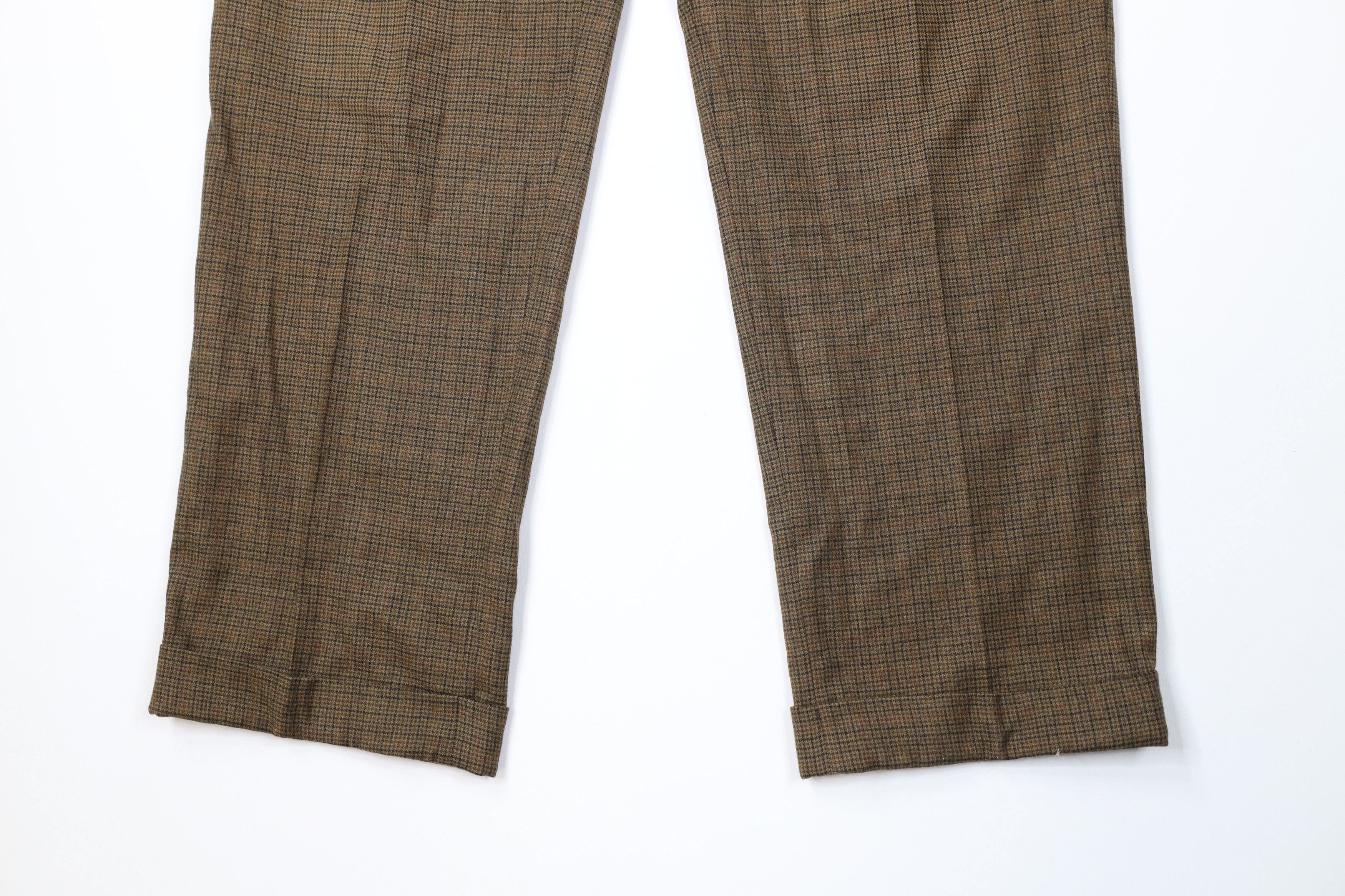Vintage Vintage 90s Streetwear Plaid Wide Leg Chino Pants Size US 36 / EU 52 - 4 Thumbnail