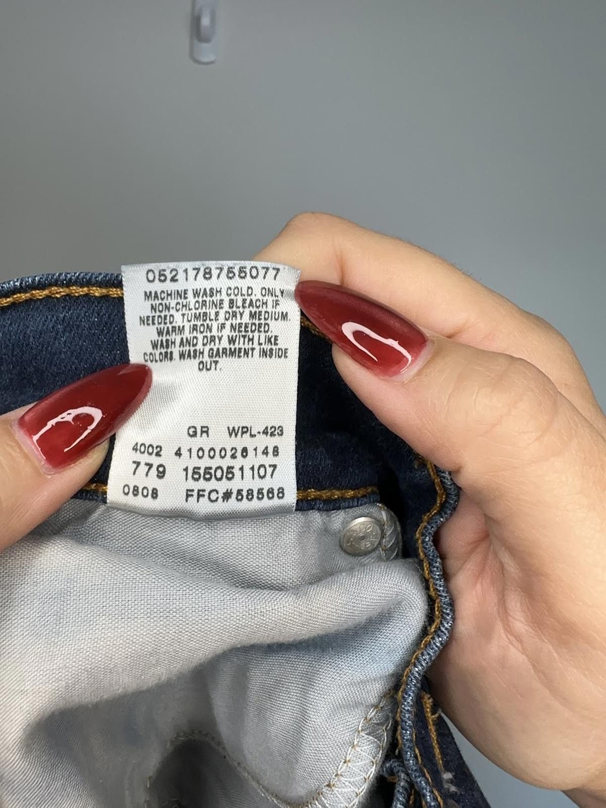 Levi's Levi's 505 Regular Fit Straight Leg Jeans - Sz. 14 Long Size 36" / US 14 / IT 50 - 9 Thumbnail