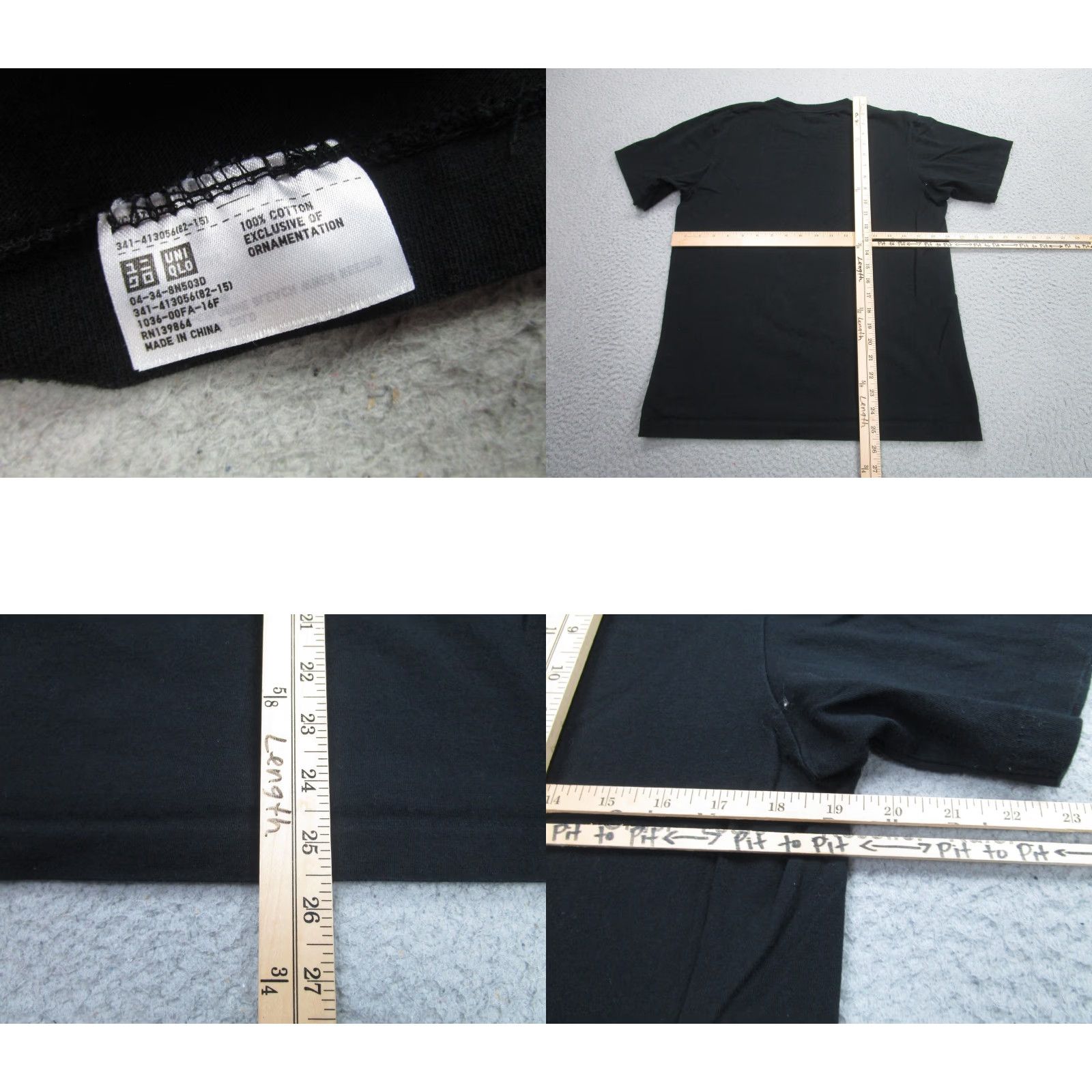 Uniqlo KAWS Uniqlo Sesame Street Black Pocket Tee Mens Small Cookie Monster Embroidered T-Shirt Size US S / EU 44-46 / 1 - 8 Thumbnail