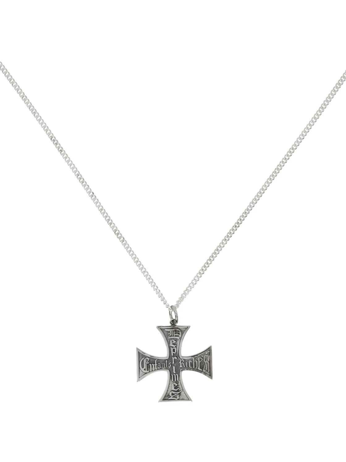 Enfants Riches Deprimes Enfants Riches Deprimes Gothic Cross Necklace Size ONE SIZE - 2 Thumbnail