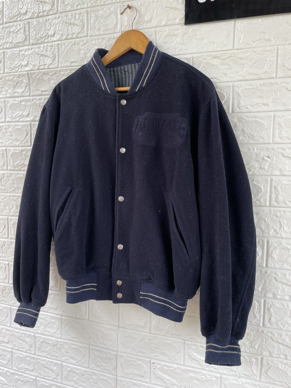 ABAHOUSE × Japanese Brand × Vintage Vintage Abahouse Varsity Jacket Size US XL / EU 56 / 4 - 4 Thumbnail