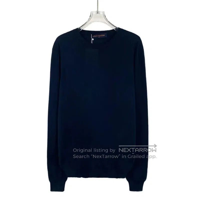 Louis Vuitton Louis Vuitton Men's Navy Cotton Sweater . Size US M / EU 48-50 / 2 - 1 Thumbnail