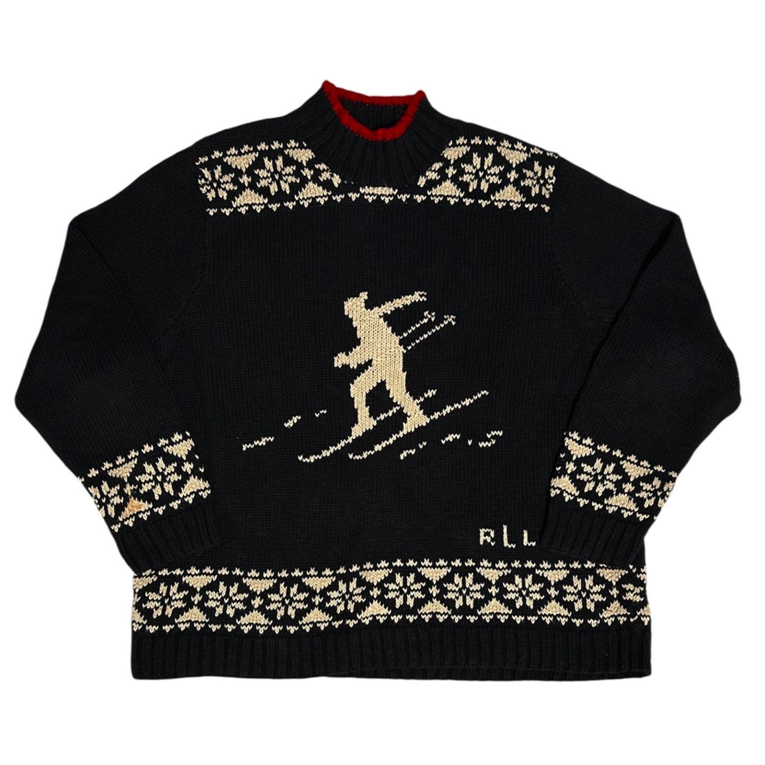 Lauren Ralph Lauren Vintage Ralph Lauren Polo Downhill Ski Knit Sweater Size XXL / US 16-18 / IT 52-54 - 1 Thumbnail