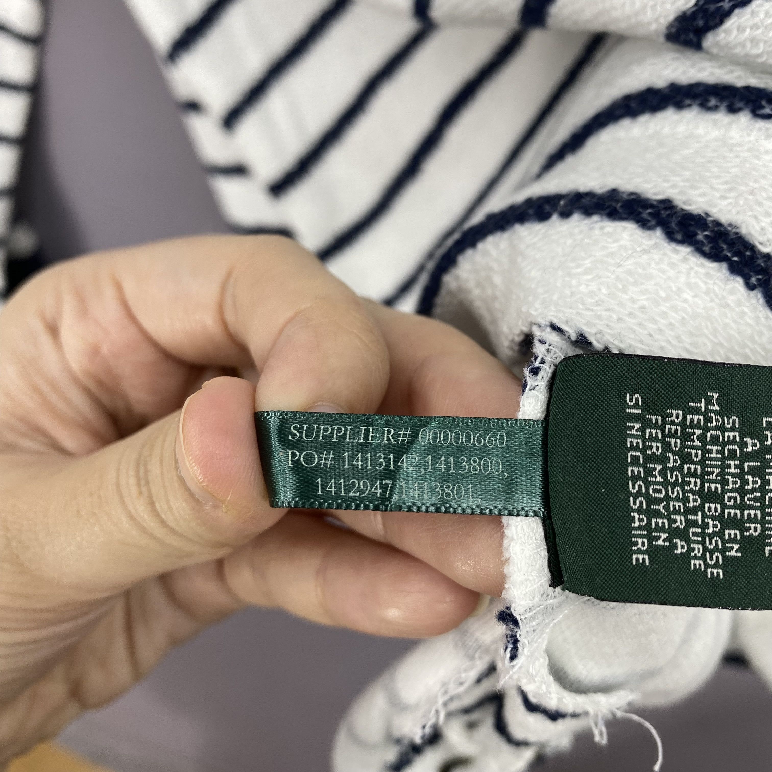 Polo Ralph Lauren Vintage 90s Ralph Lauren Striped Sweatshirt Pullover Jumper Size S / US 4 / IT 40 - 8 Thumbnail
