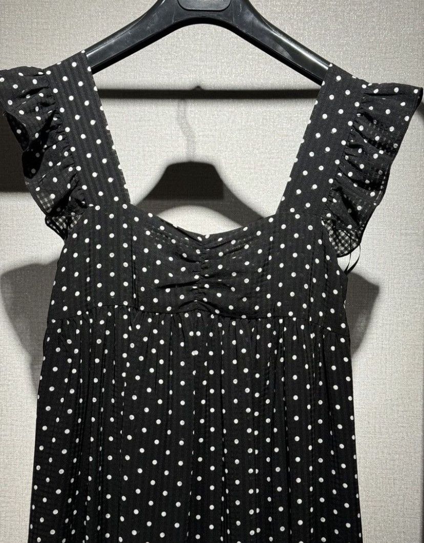 Alexa Chung ALEXA CHUNG FIFI POLKA-DOT JACQUARD MIDI DRESS IN BLACK Size S / US 4 / IT 40 - 3 Thumbnail
