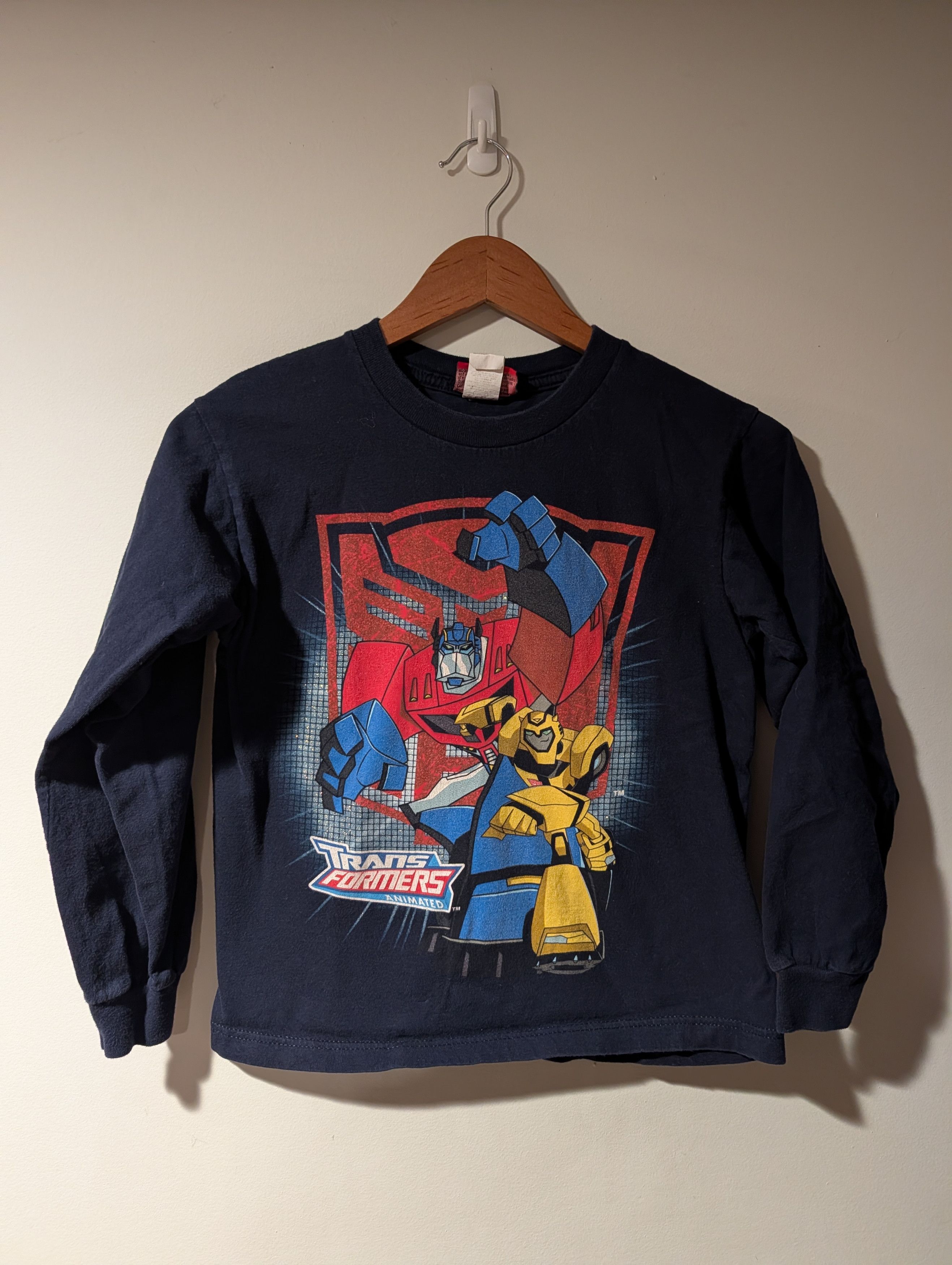 Cartoon Network Transformers Anime Long Sleeve Optimus Prime Boys Small Size US S / EU 44-46 / 1 - 1 Thumbnail