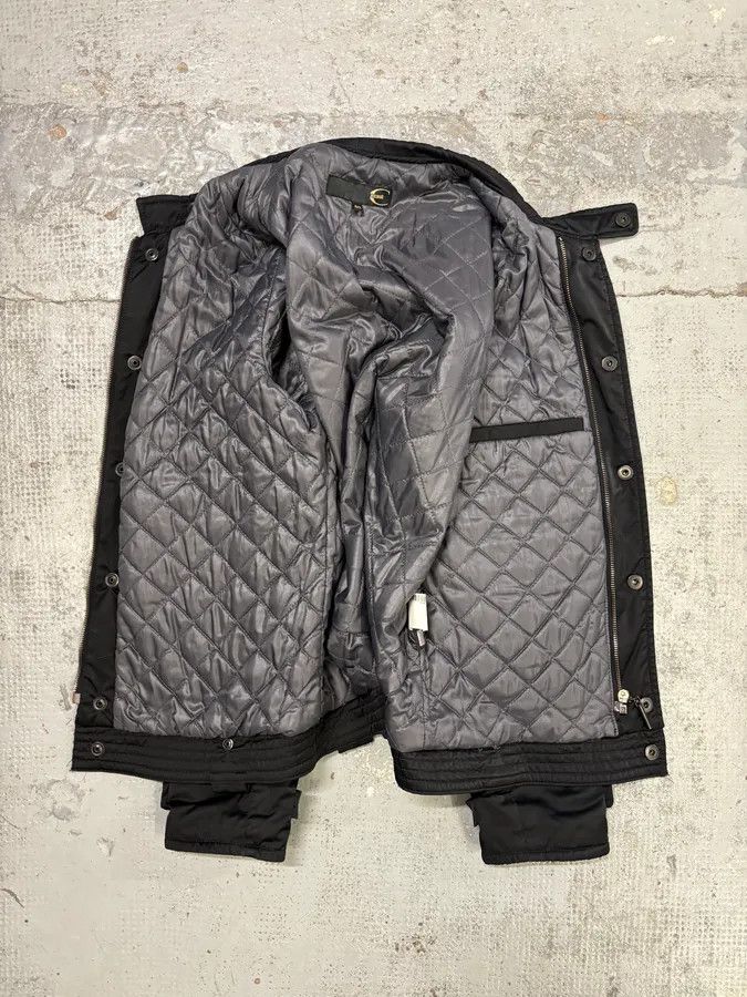 Roberto Cavalli AW2008 Cavalli Black Nylon Obscure Bomber Jacket Size US M / EU 48-50 / 2 - 7 Thumbnail