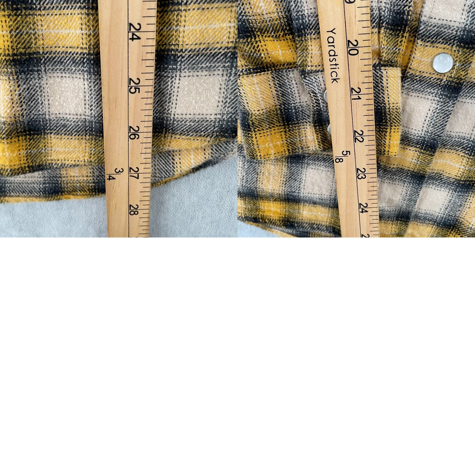Ralph Lauren VINTAGE Ralph Lauren Polo Jeans Co. Flannel Plaid Shirt Adult Large Yellow Men L Size US L / EU 52-54 / 3 - 8 Thumbnail