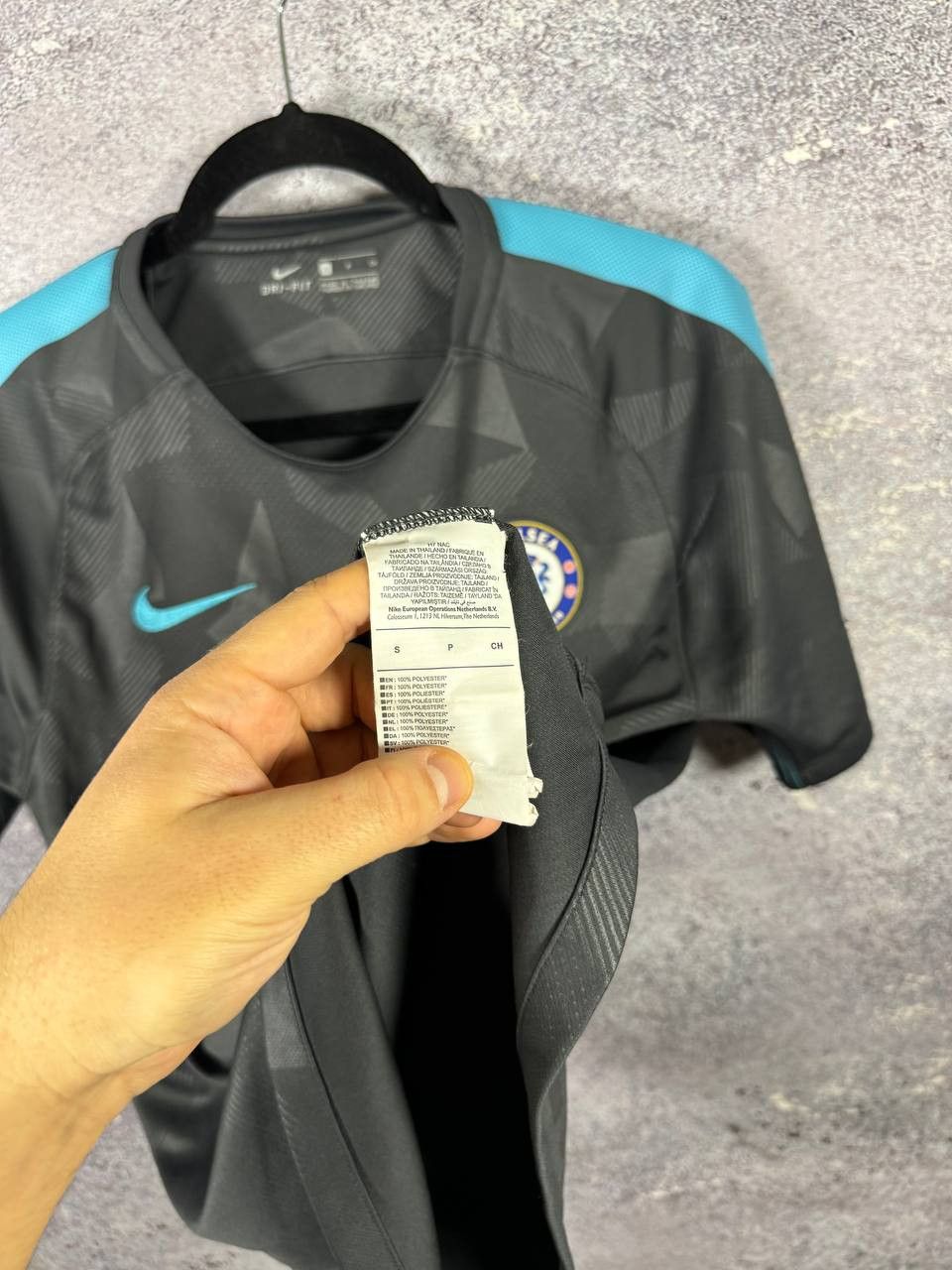 Chelsea Soccer × Nike Vintage Chelsea 2017/18 Third Nike Soccer Jersey Small Size US S / EU 44-46 / 1 - 8 Thumbnail