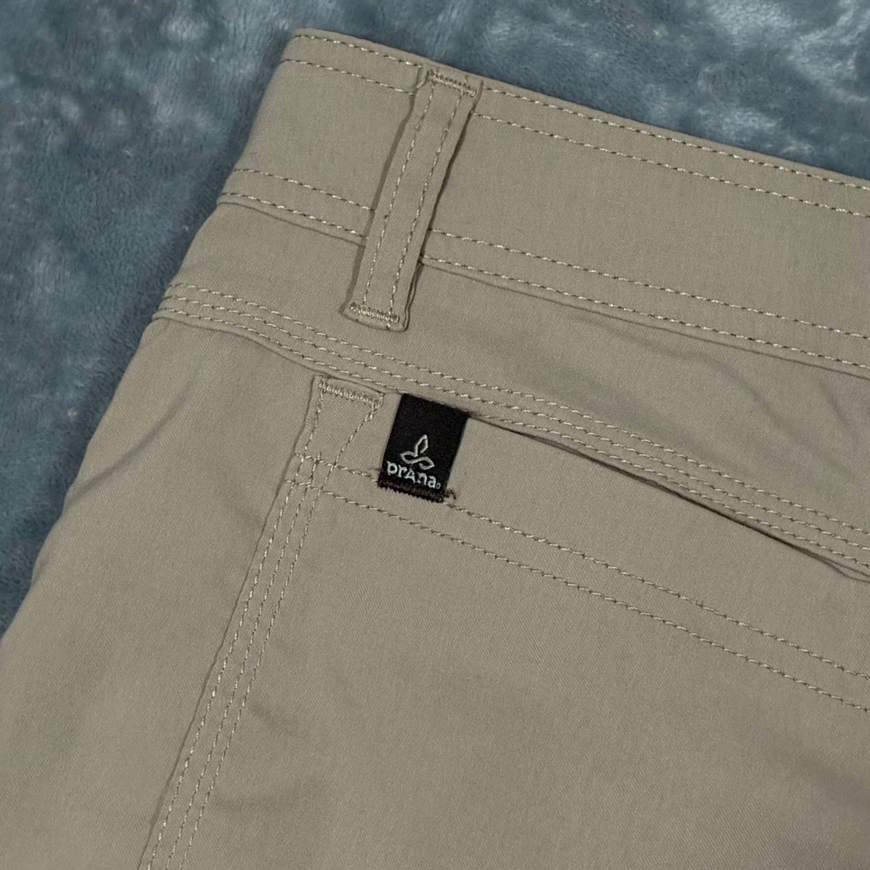 Prana prAna Shorts Mens XL Beige Zion Khaki Cargo Built Belt Outdoor Adventure Men Size US 36 / EU 52 - 6 Thumbnail