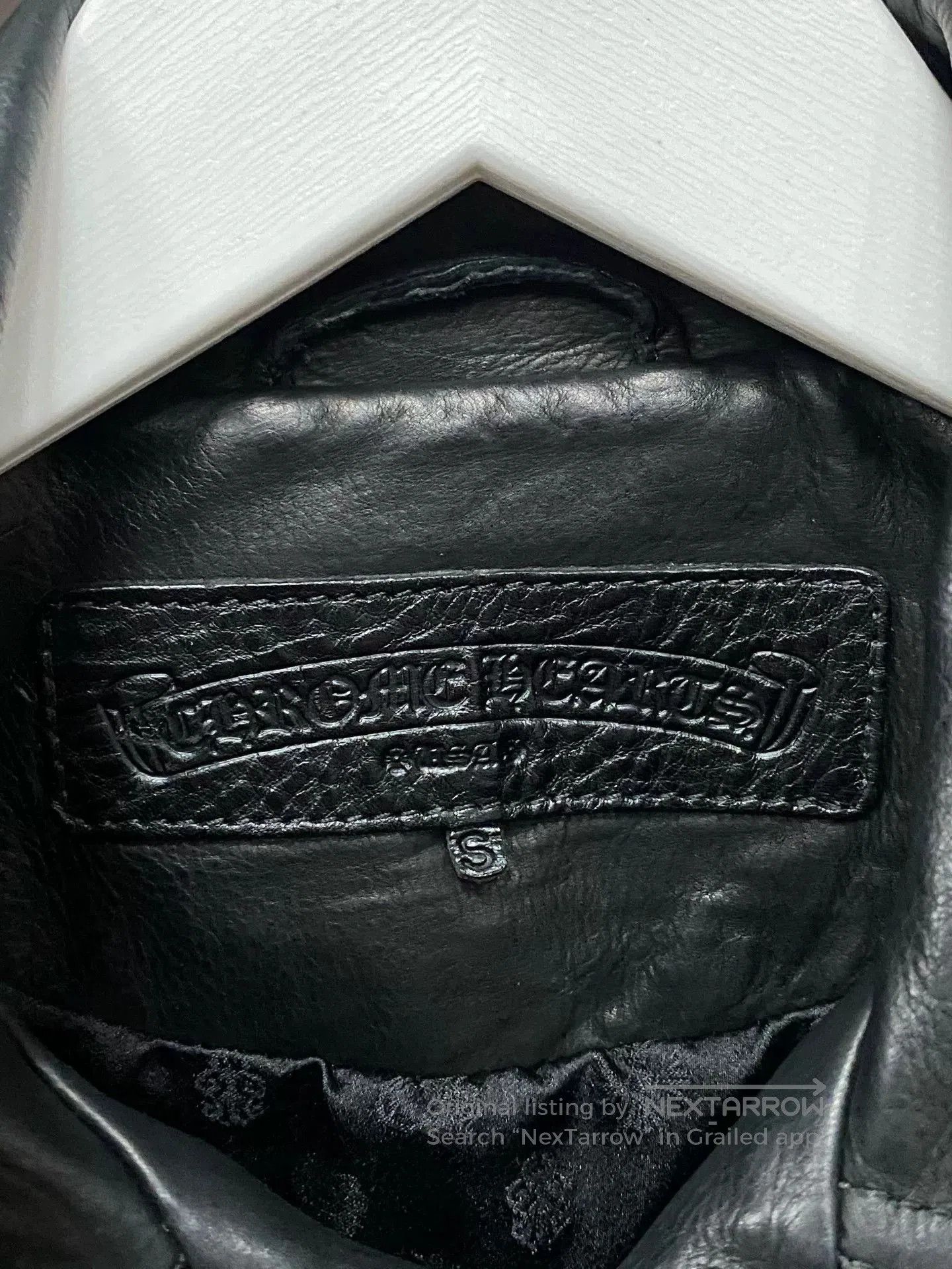 Chrome Hearts chrome hearts black leather jacket size s. Size US S / EU 44-46 / 1 - 6 Thumbnail