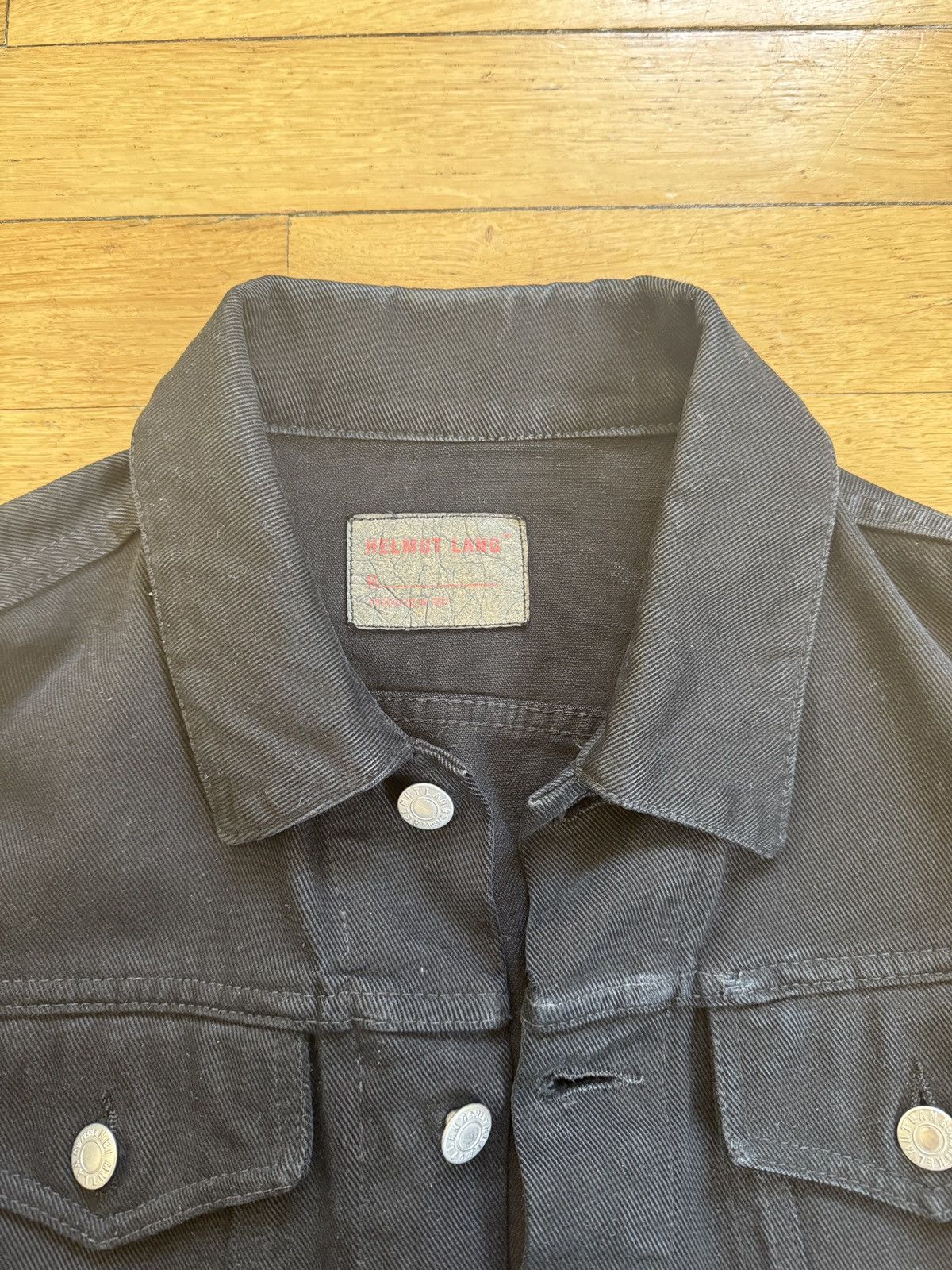 Helmut Lang Helmut Lang 1997 Denim Cropped Jacket Size US S / EU 44-46 / 1 - 2 Thumbnail