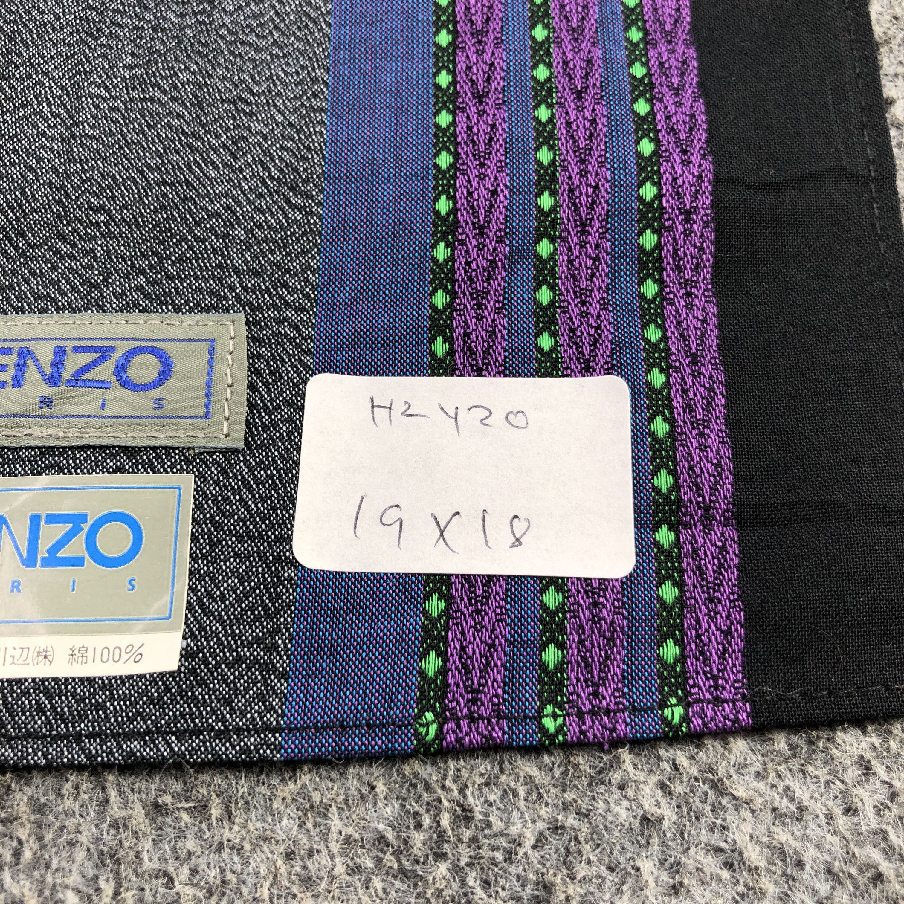 Kenzo × Vintage Kenzo Floral Handkerchief Neckerchief Bandana H2420 Size ONE SIZE - 5 Thumbnail