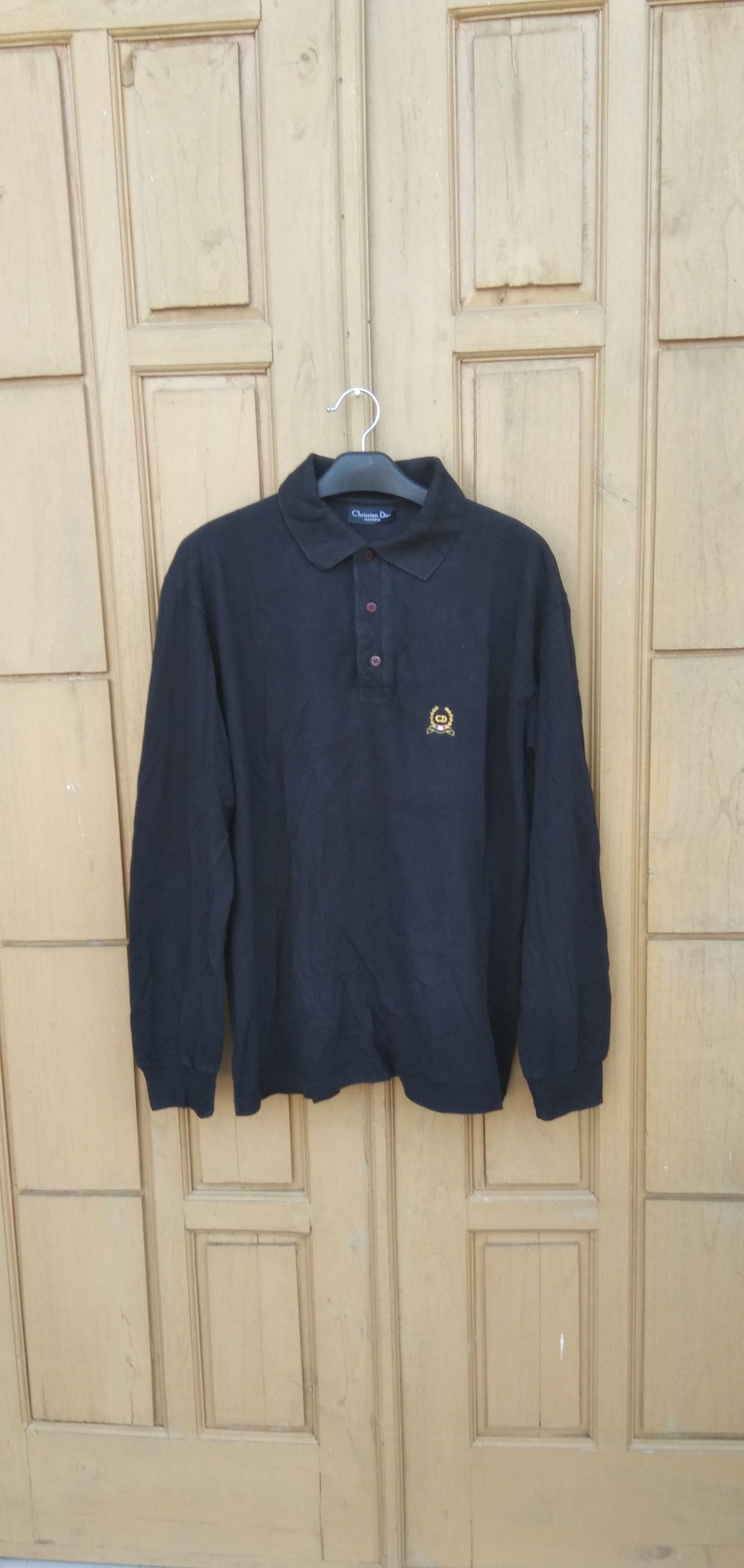 Christian Dior Monsieur × Vintage Vtg Christian dior monsieur long polo shirt Size US M / EU 48-50 / 2 - 1 Thumbnail