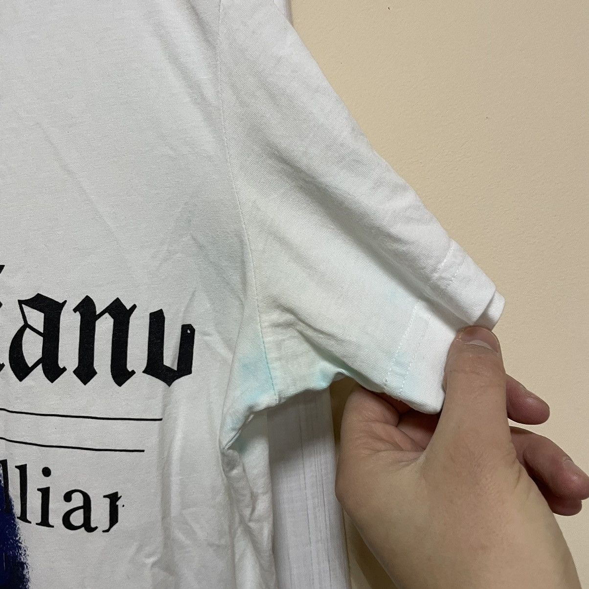 John Galliano vintage John Galliano news paper England UK trash tee shirt Size US L / EU 52-54 / 3 - 7 Thumbnail