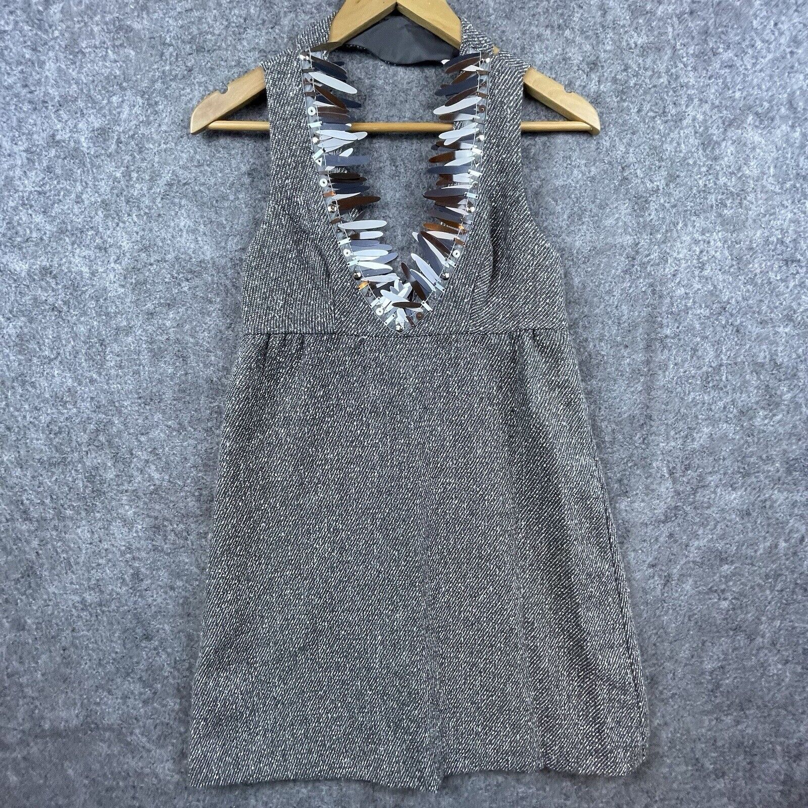Anna Sui Anna Sui Dress Womens XS Babydoll Edgy Metallic 20th Anniv Size XS / US 0-2 / IT 36-38 - 1 Thumbnail