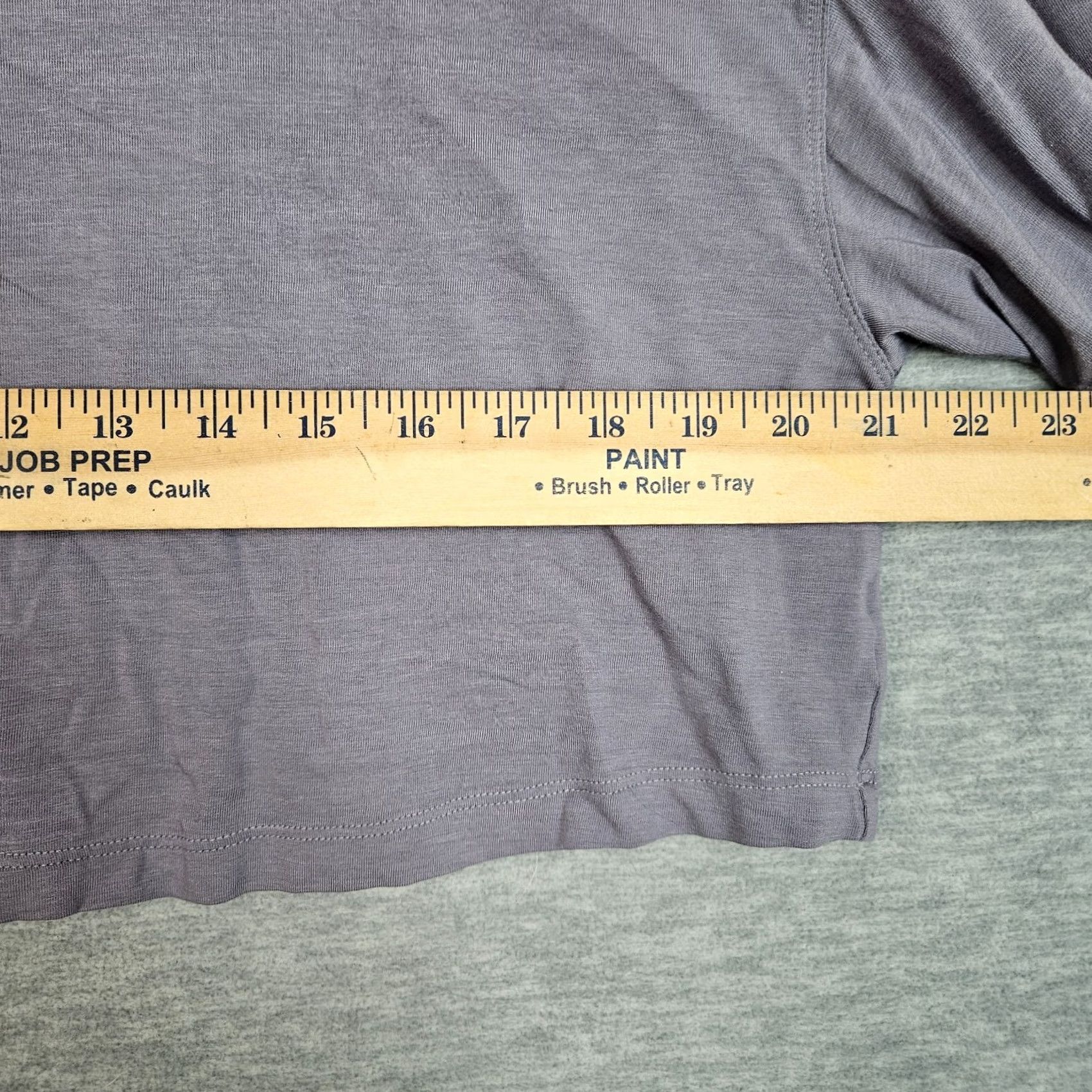Vintage Flx Women's Dark Gray Cropped Short Sleeve Tee Size Small Size 28" / US 6 / IT 42 - 5 Thumbnail