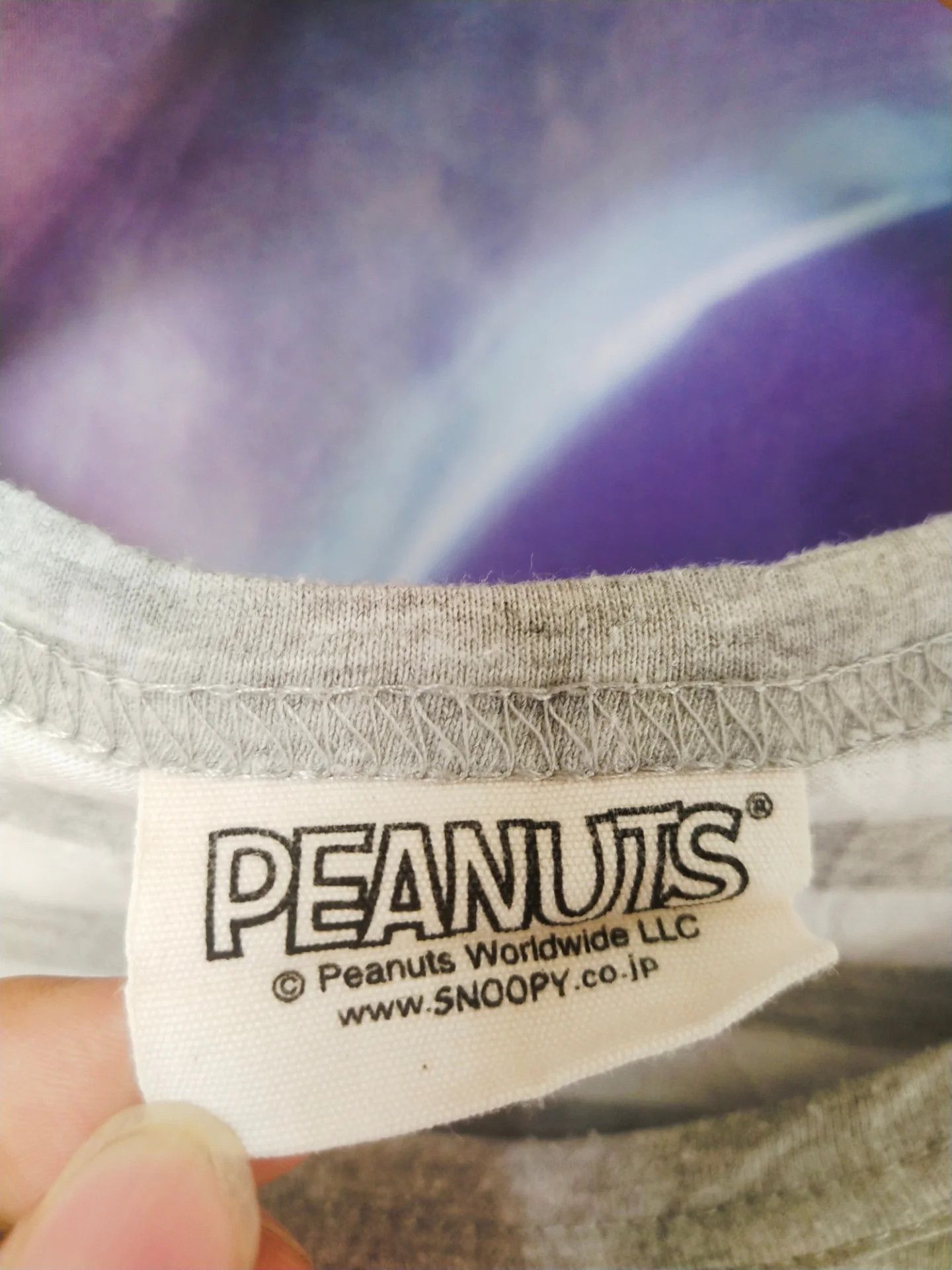 Peanuts Snoopy Peanuts Striped Woman Raglan Shirt Size M / US 6-8 / IT 42-44 - 4 Thumbnail