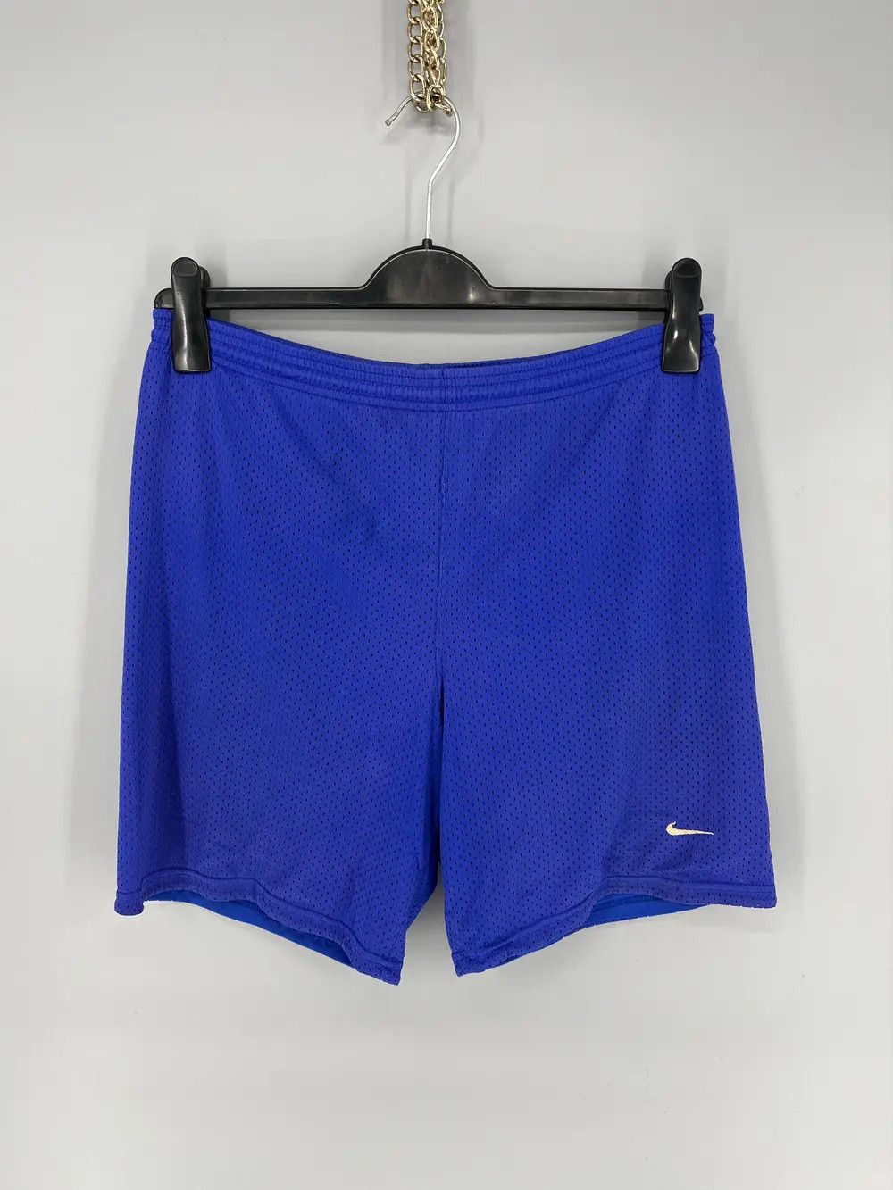 Nike × Vintage 90s Vintage Nike Swoosh Logo Shorts Travis Style Size US 30 / EU 46 - 2 Thumbnail