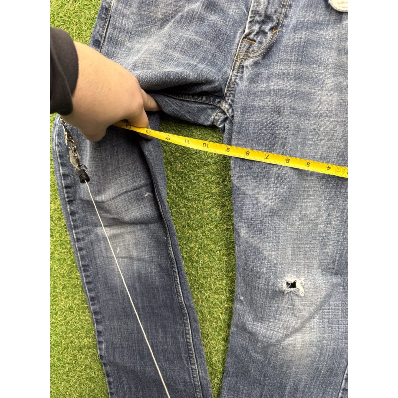 American Eagle Outfitters American Eagle Jeans Mens 28x30 Blue Dark Wash Original Straight Flex Extreme Size US 28 / EU 44 - 5 Thumbnail